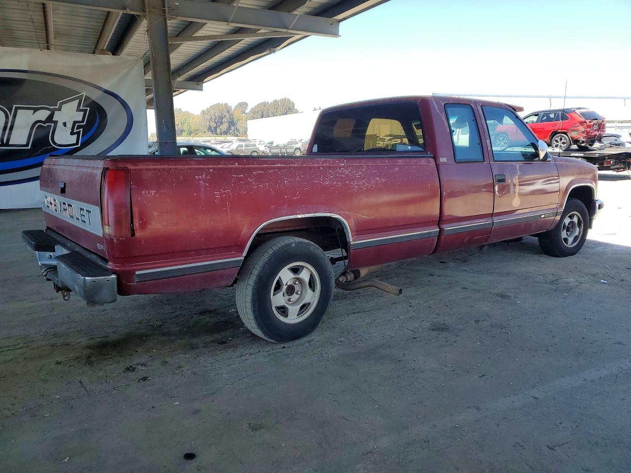 1989 Chevrolet Gmt-400 C1500 Burgundy vin: 2GCEC19K1K1239037