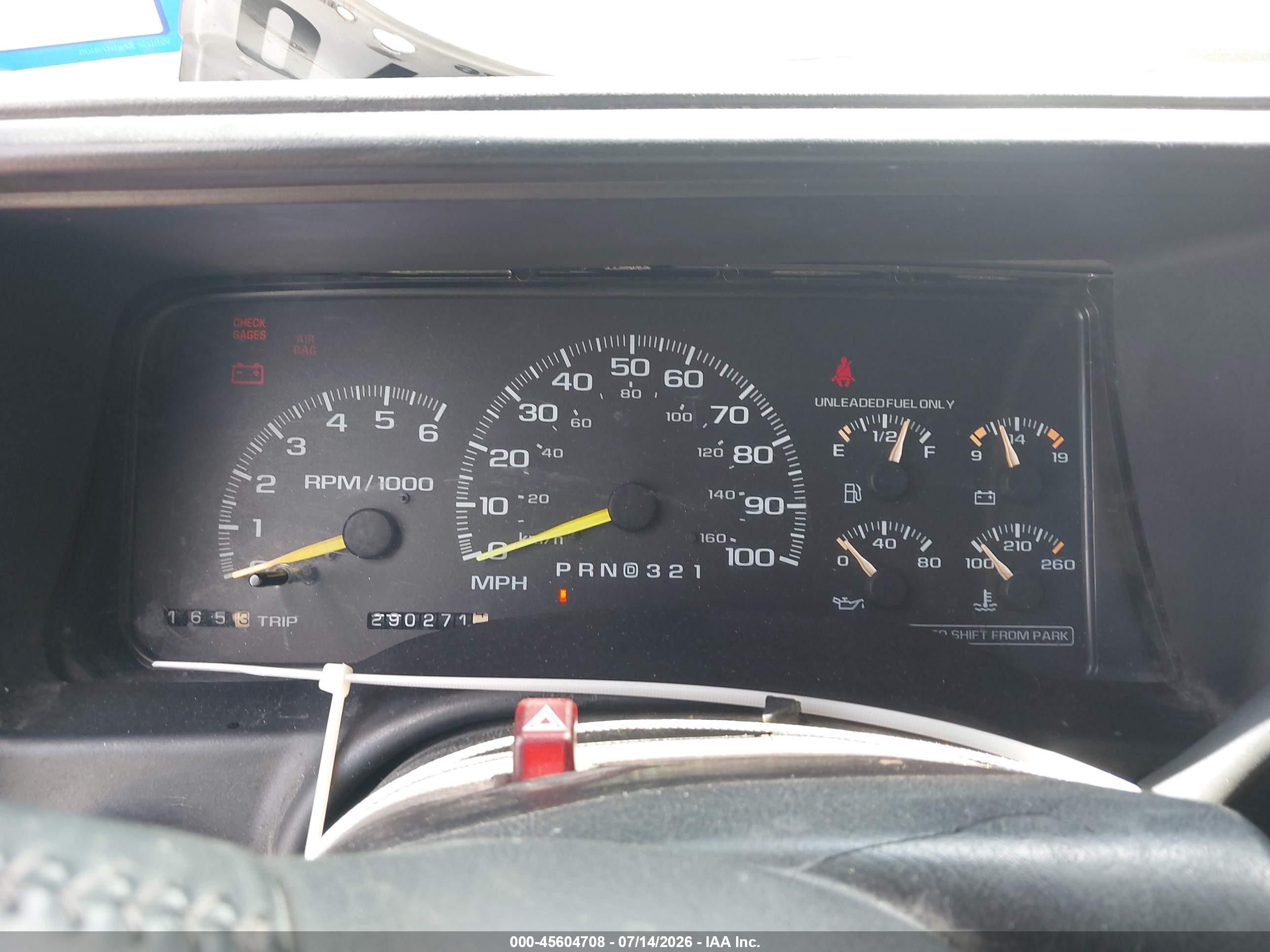 1995 Chevrolet Gmt-400 C1500 Burgundy vin: 2GCEC19K1S1153453
