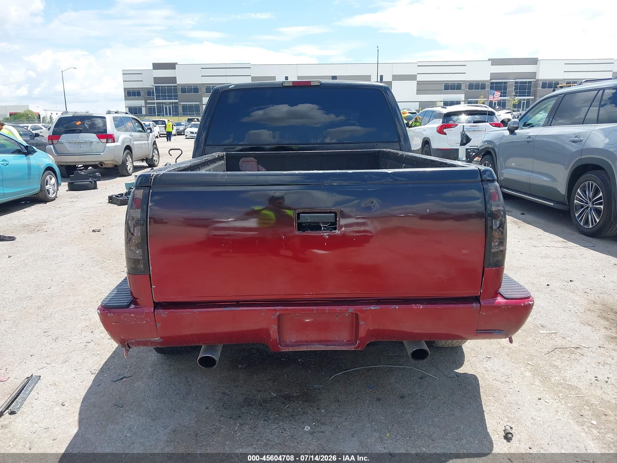 1995 Chevrolet Gmt-400 C1500 Burgundy vin: 2GCEC19K1S1153453