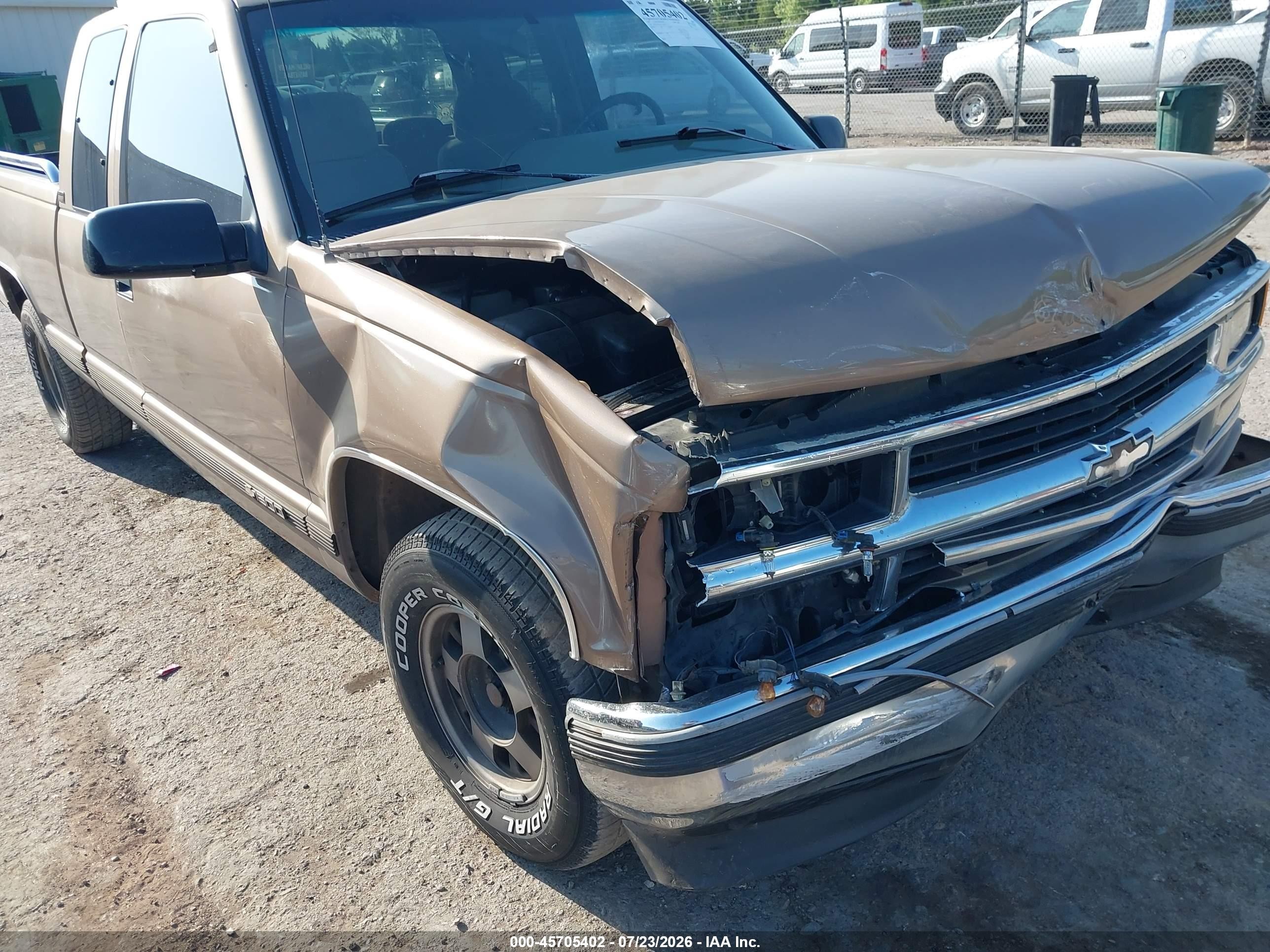 1995 Chevrolet Gmt-400 C1500 Beige vin: 2GCEC19K1S1215420