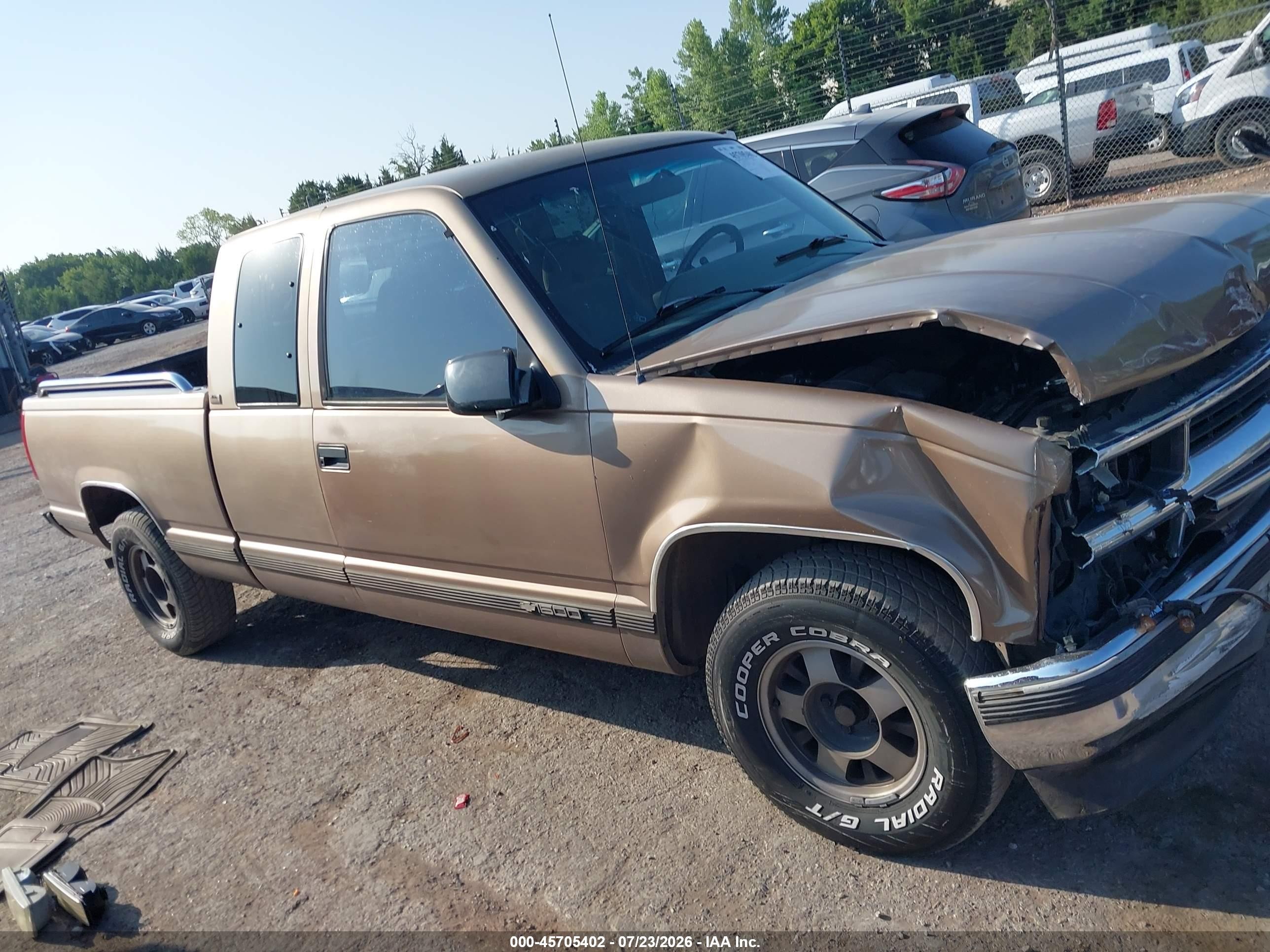 1995 Chevrolet Gmt-400 C1500 Beige vin: 2GCEC19K1S1215420