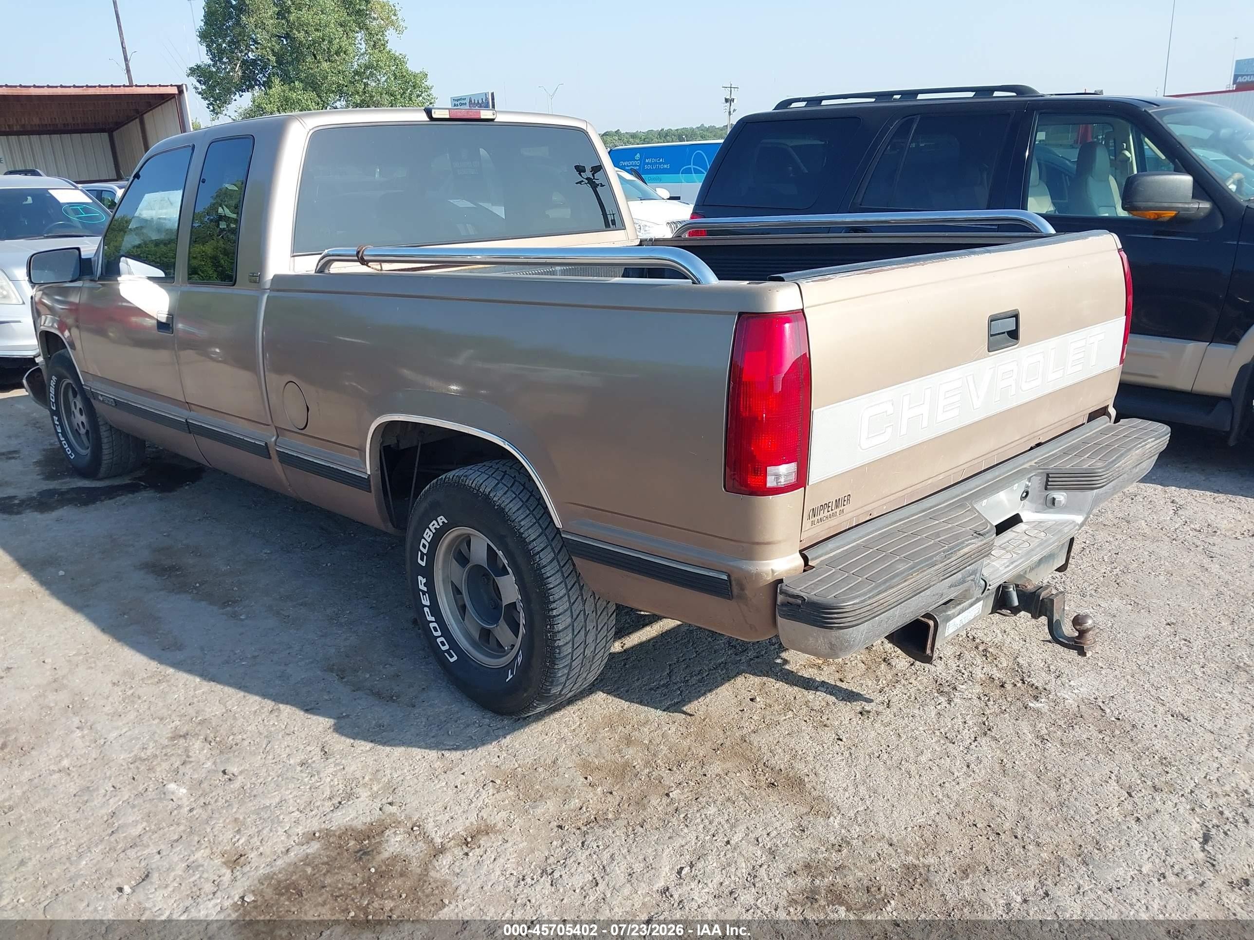 1995 Chevrolet Gmt-400 C1500 Beige vin: 2GCEC19K1S1215420