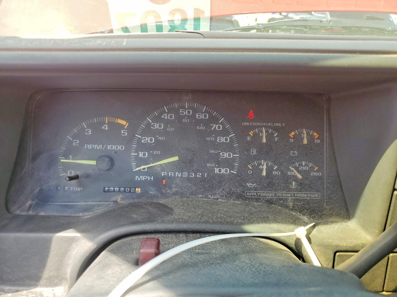 1995 Chevrolet Gmt-400 C1500 Red vin: 2GCEC19K3S1283833
