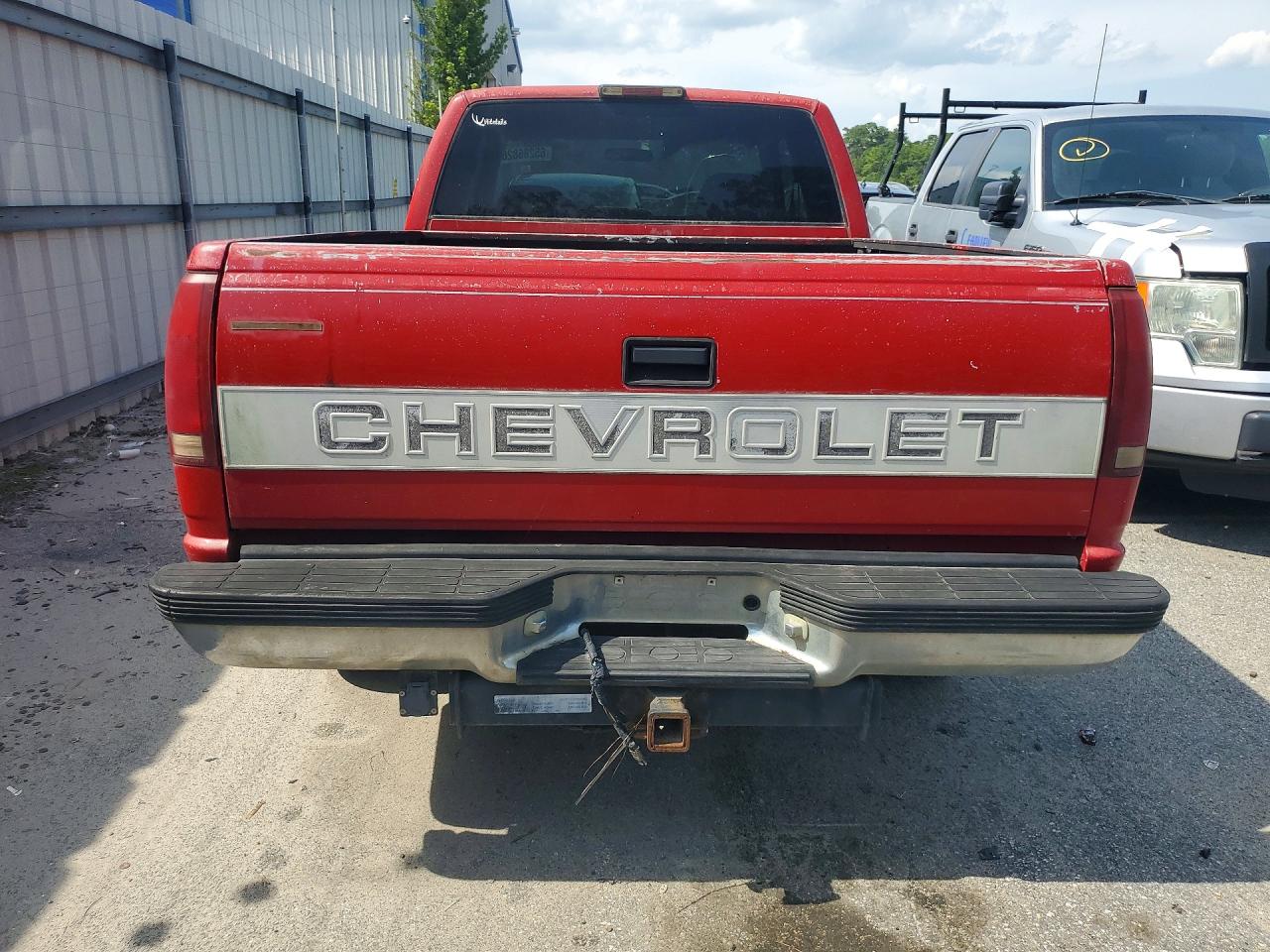 1995 Chevrolet Gmt-400 C1500 Red vin: 2GCEC19K3S1283833