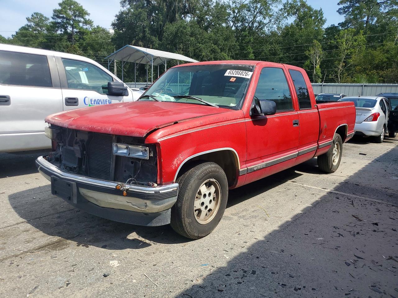 1995 Chevrolet Gmt-400 C1500 Red vin: 2GCEC19K3S1283833