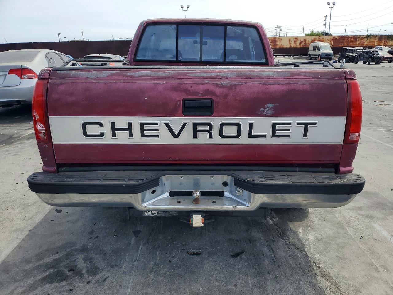 1992 Chevrolet Gmt-400 C1500 Maroon vin: 2GCEC19K4N1151684
