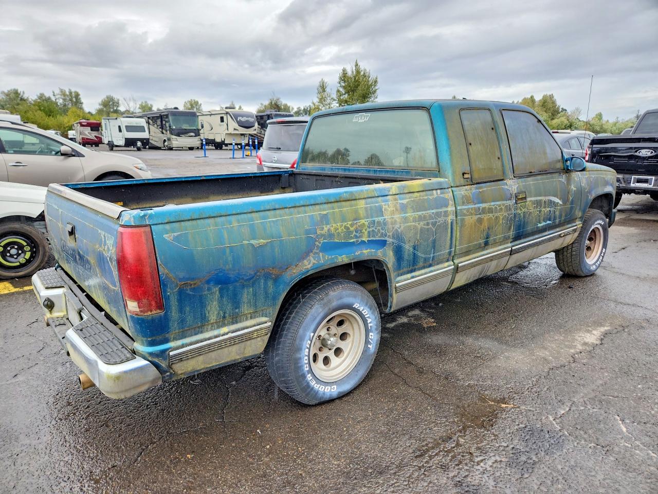 1992 Chevrolet Gmt-400 C1500 Green vin: 2GCEC19K4N1237643