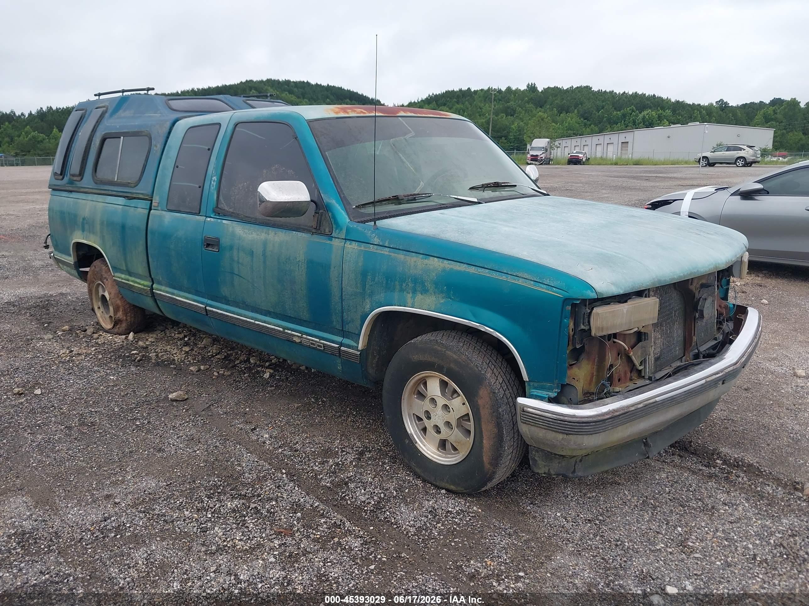 1994 Chevrolet Gmt-400 C1500 Green vin: 2GCEC19K4R1166790