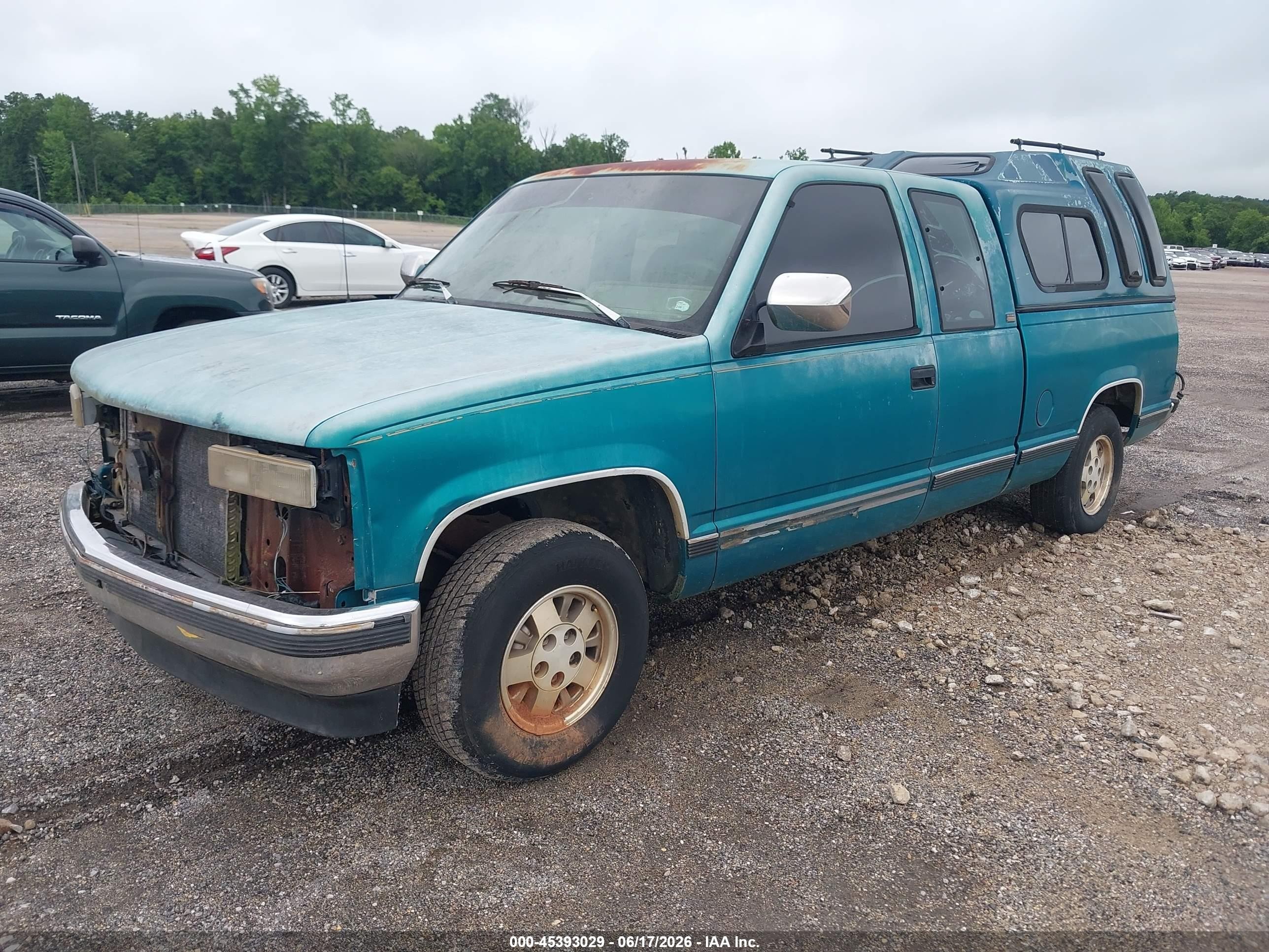 1994 Chevrolet Gmt-400 C1500 Green vin: 2GCEC19K4R1166790