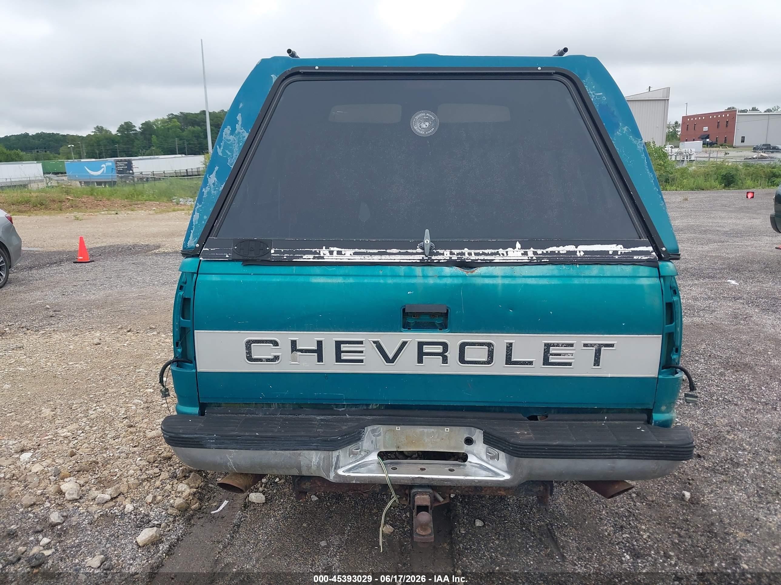 1994 Chevrolet Gmt-400 C1500 Green vin: 2GCEC19K4R1166790