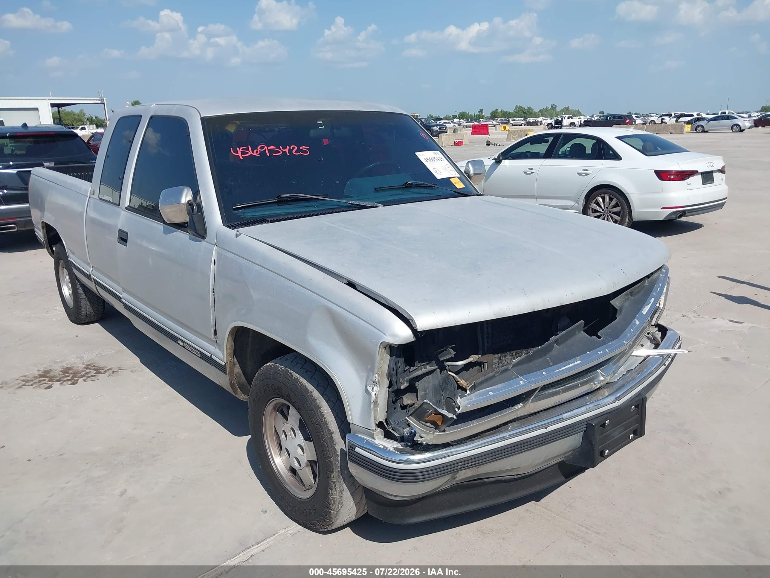 1994 Chevrolet Gmt-400 C1500 Gray vin: 2GCEC19K4R1310323