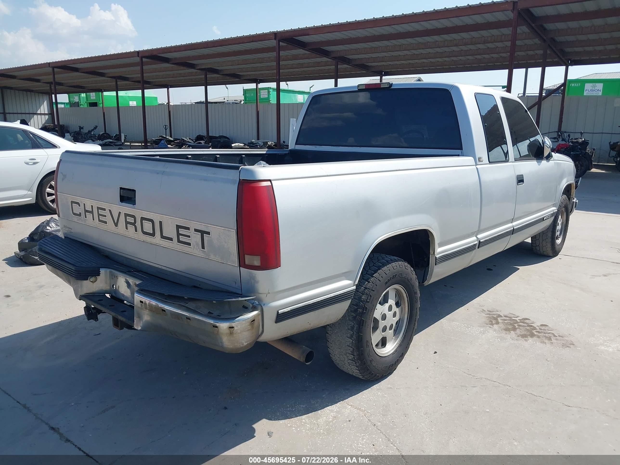 1994 Chevrolet Gmt-400 C1500 Gray vin: 2GCEC19K4R1310323