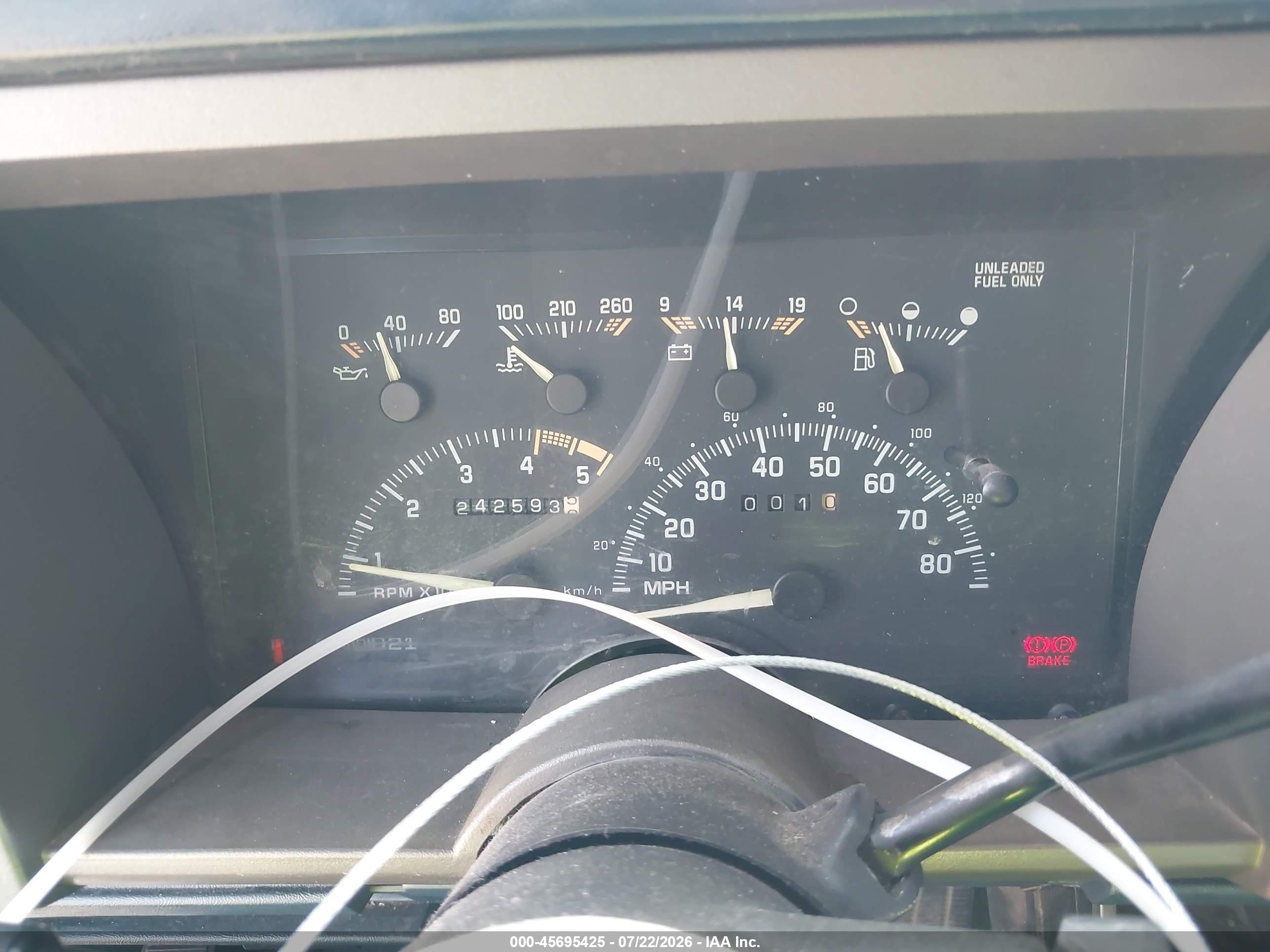 1994 Chevrolet Gmt-400 C1500 Gray vin: 2GCEC19K4R1310323