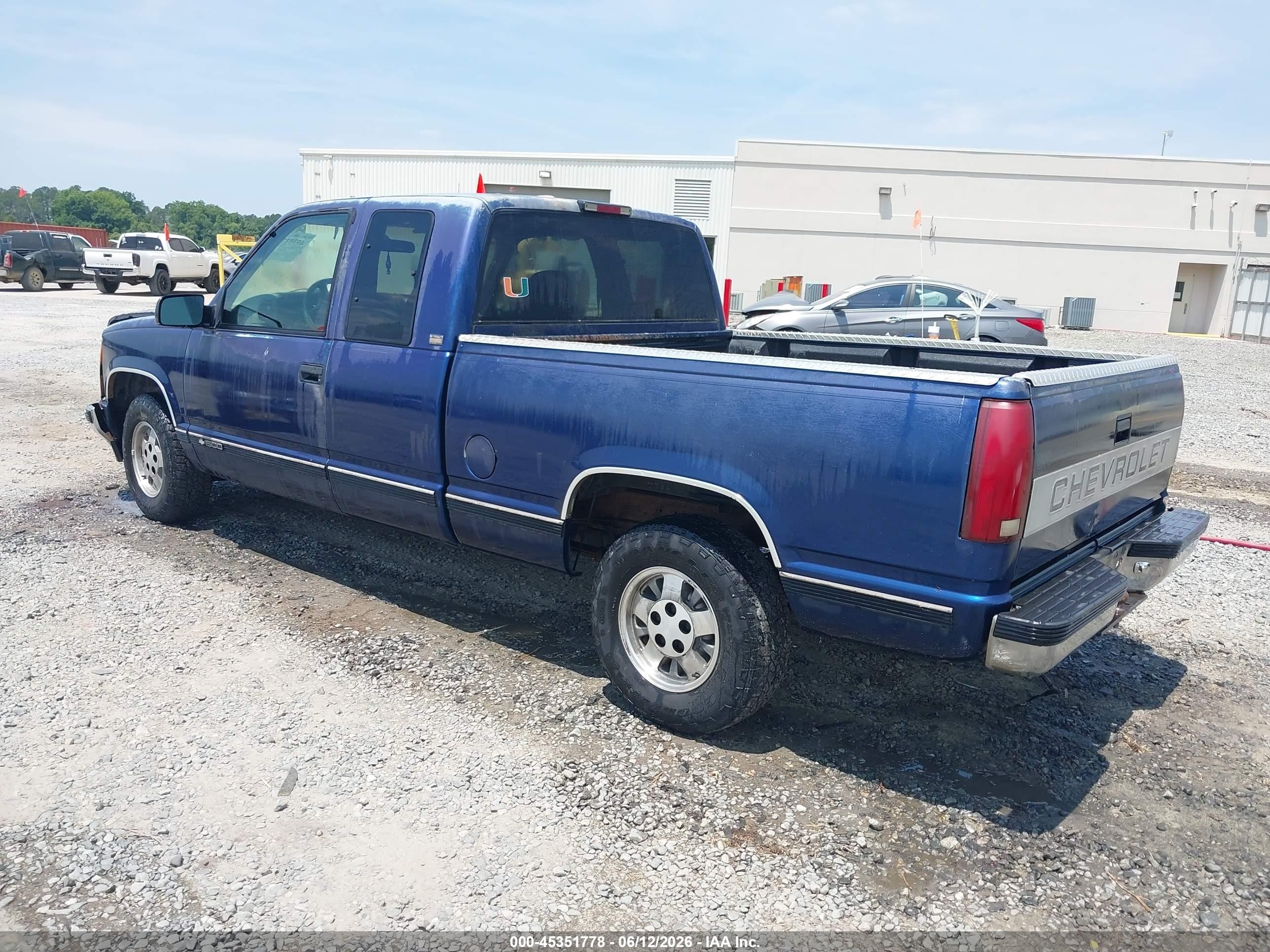 1995 Chevrolet Gmt-400 C1500 Blue vin: 2GCEC19K4S1139739