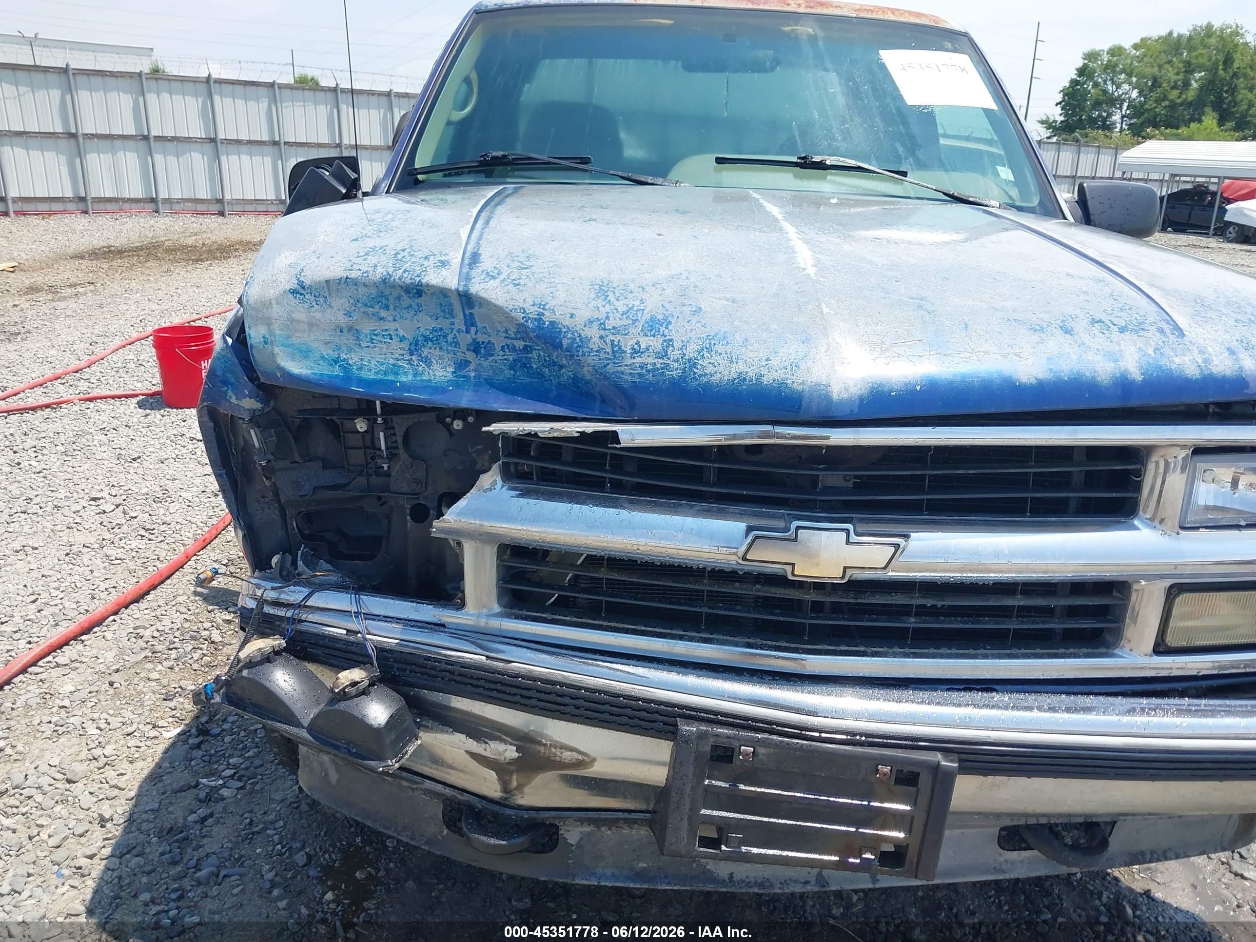 1995 Chevrolet Gmt-400 C1500 Blue vin: 2GCEC19K4S1139739