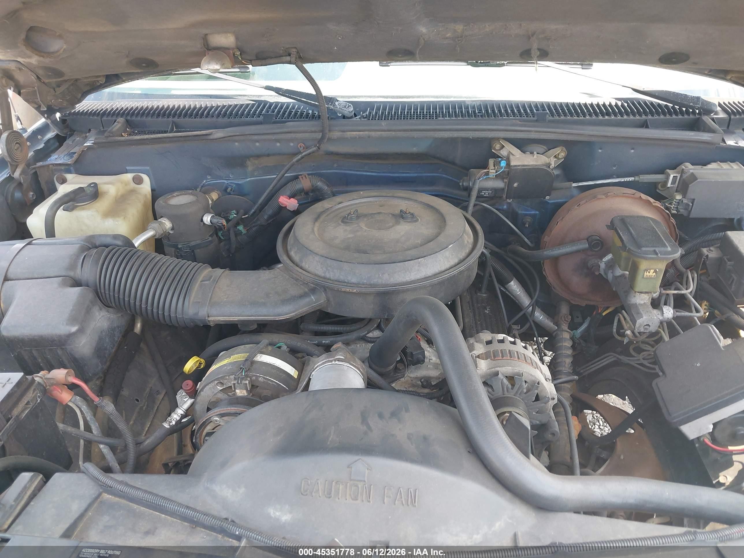 1995 Chevrolet Gmt-400 C1500 Blue vin: 2GCEC19K4S1139739