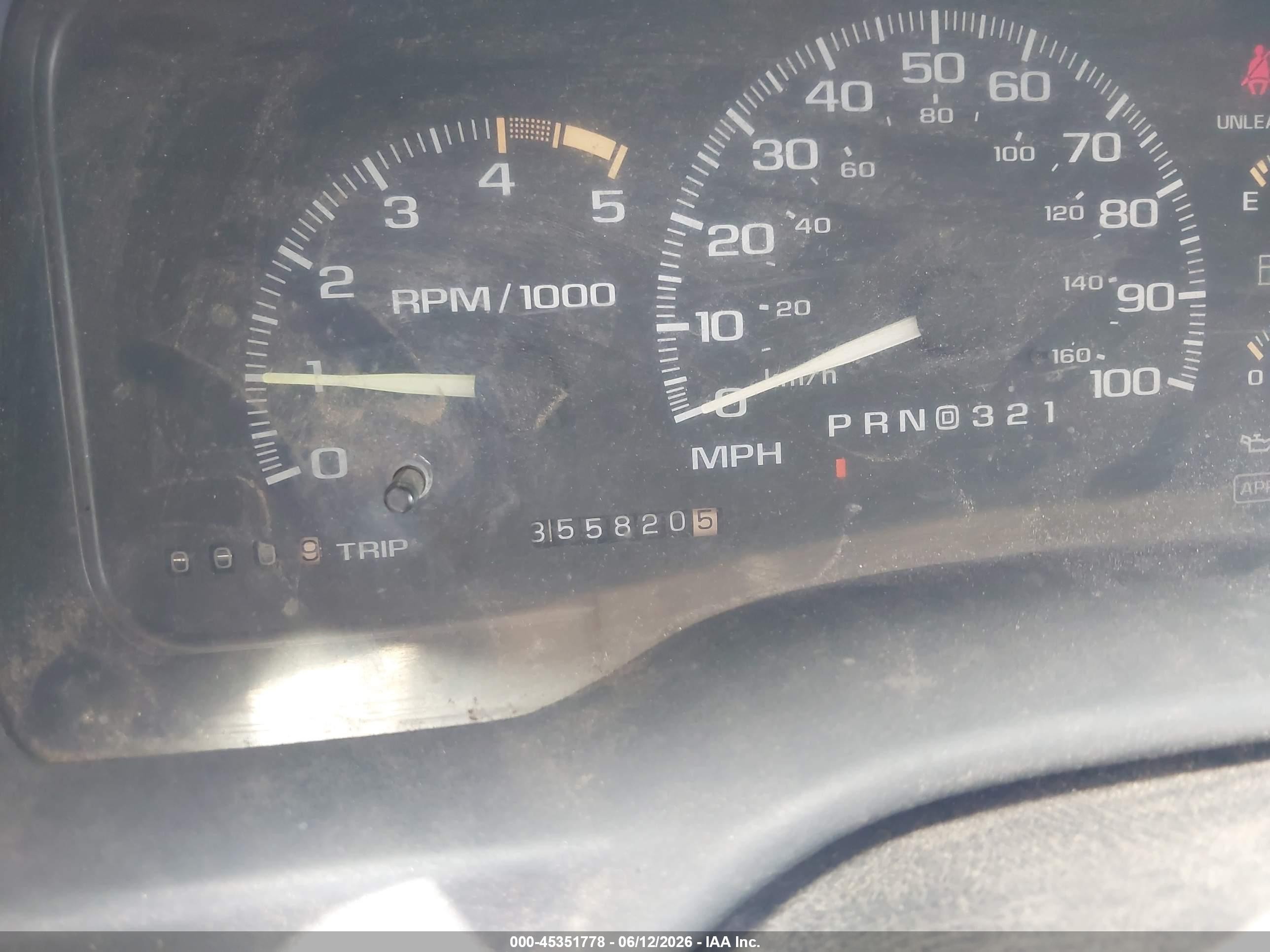 1995 Chevrolet Gmt-400 C1500 Blue vin: 2GCEC19K4S1139739