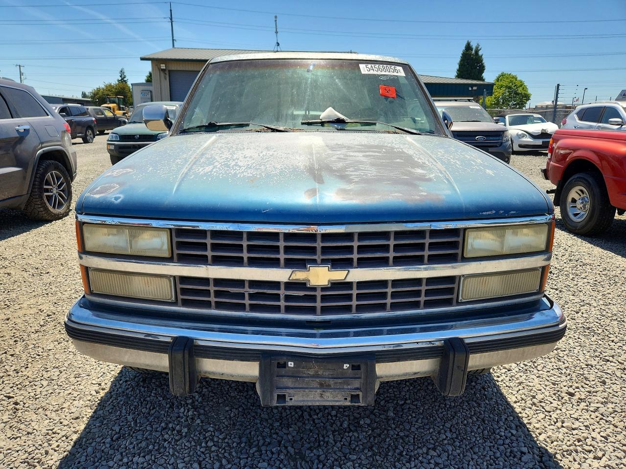 1991 Chevrolet Gmt-400 C1500 Blue vin: 2GCEC19K5M1213365