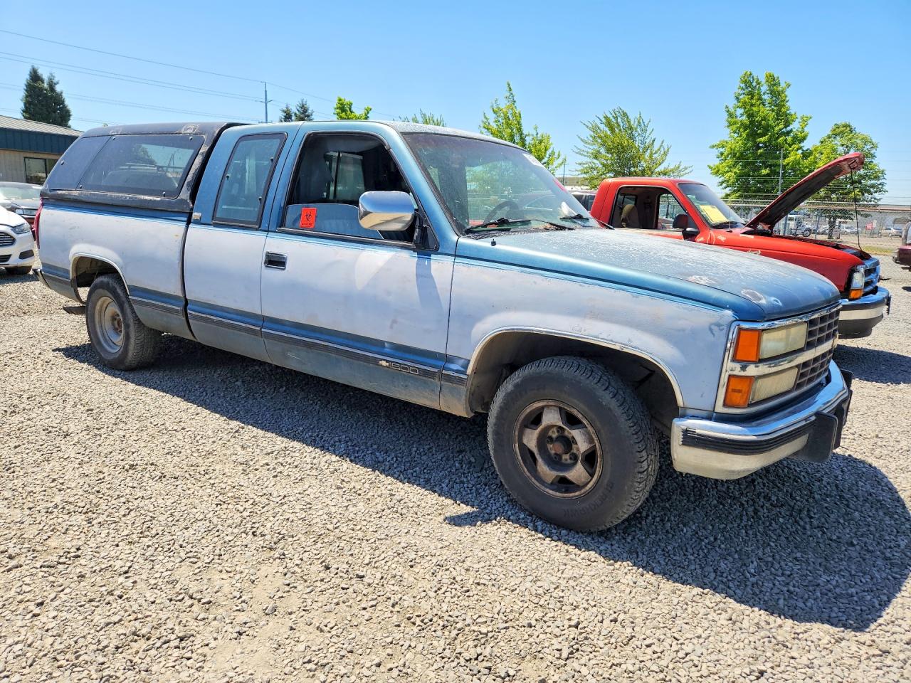 1991 Chevrolet Gmt-400 C1500 Blue vin: 2GCEC19K5M1213365