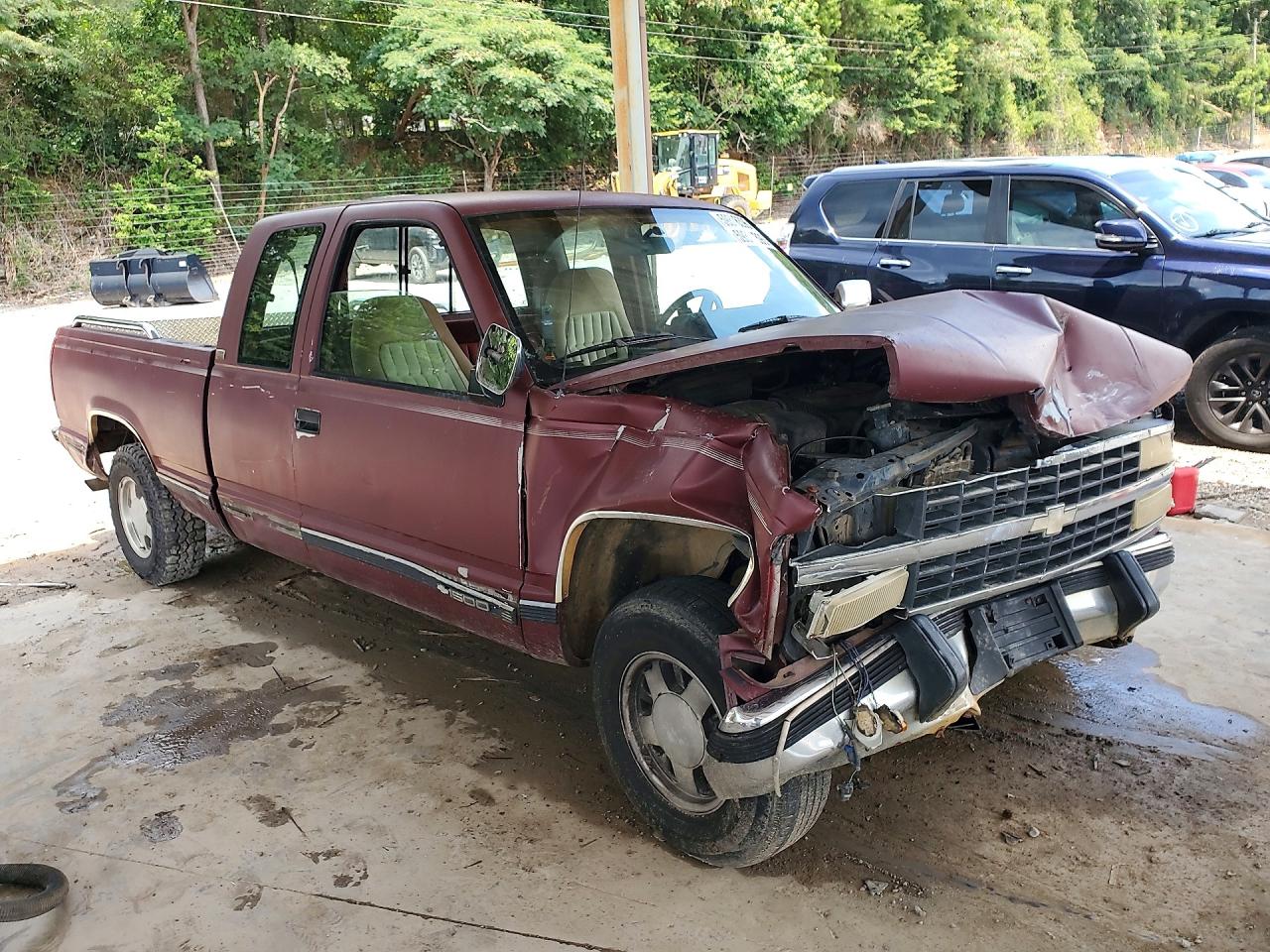 1993 Chevrolet Gmt-400 C1500 Burgundy vin: 2GCEC19K5P1270413