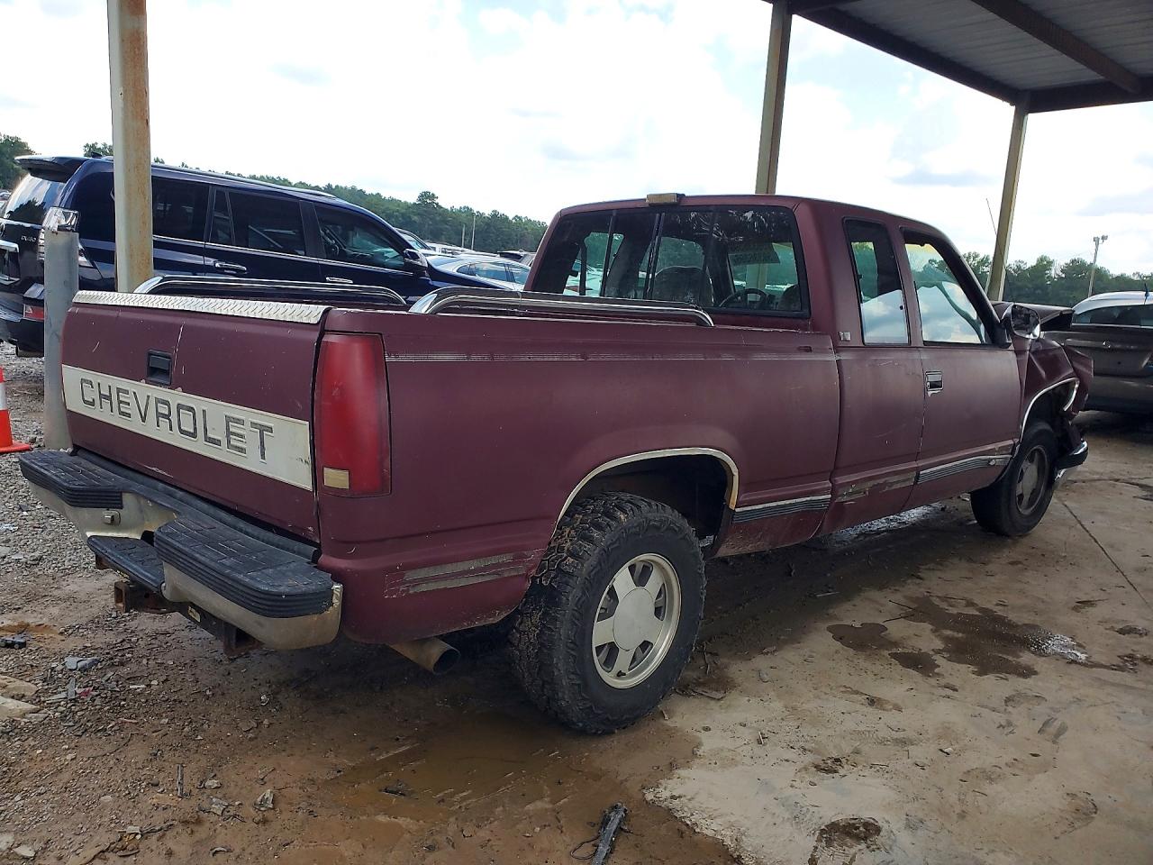 1993 Chevrolet Gmt-400 C1500 Burgundy vin: 2GCEC19K5P1270413