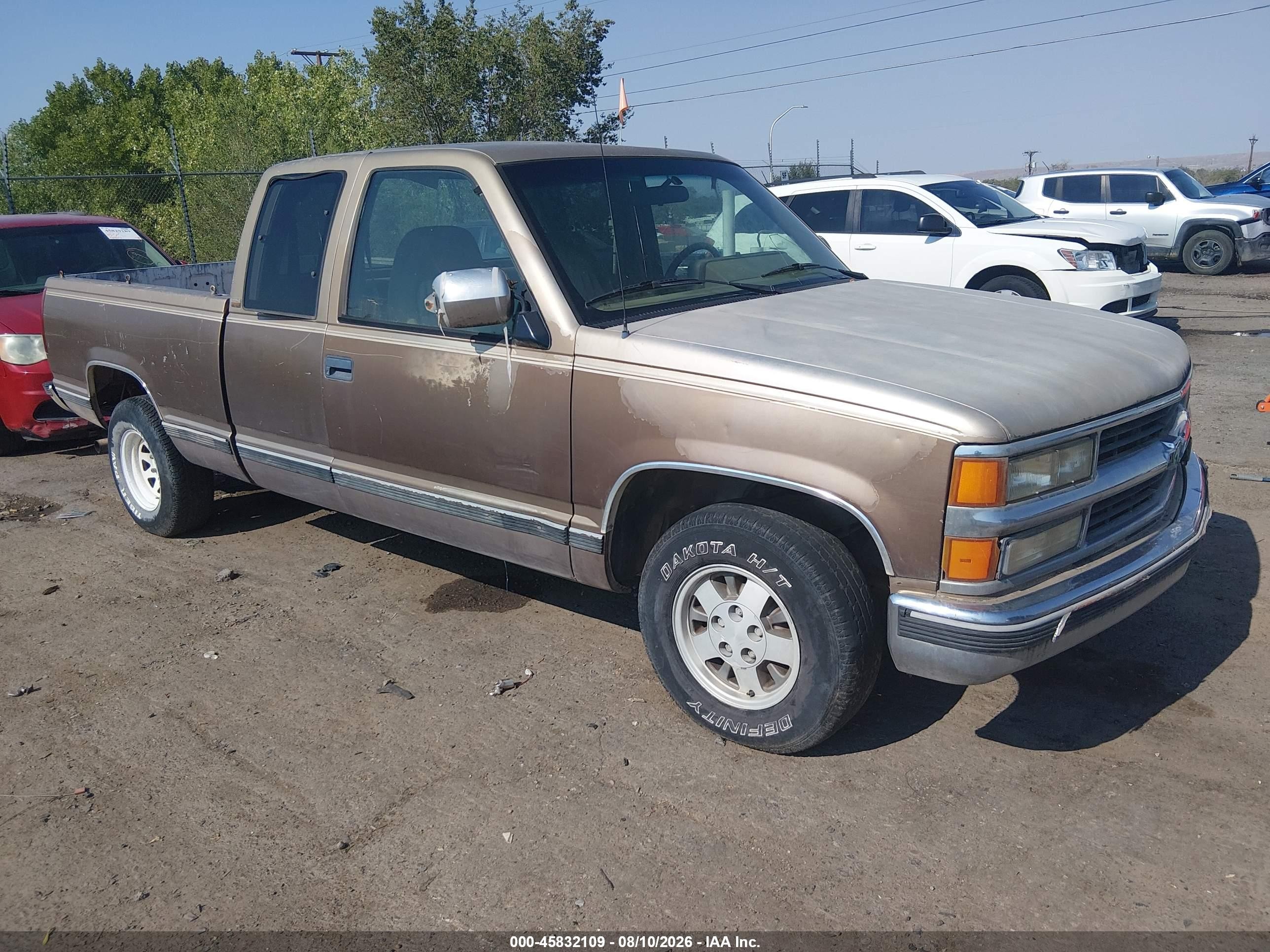 1994 Chevrolet Gmt-400 C1500 Tan vin: 2GCEC19K6R1267846
