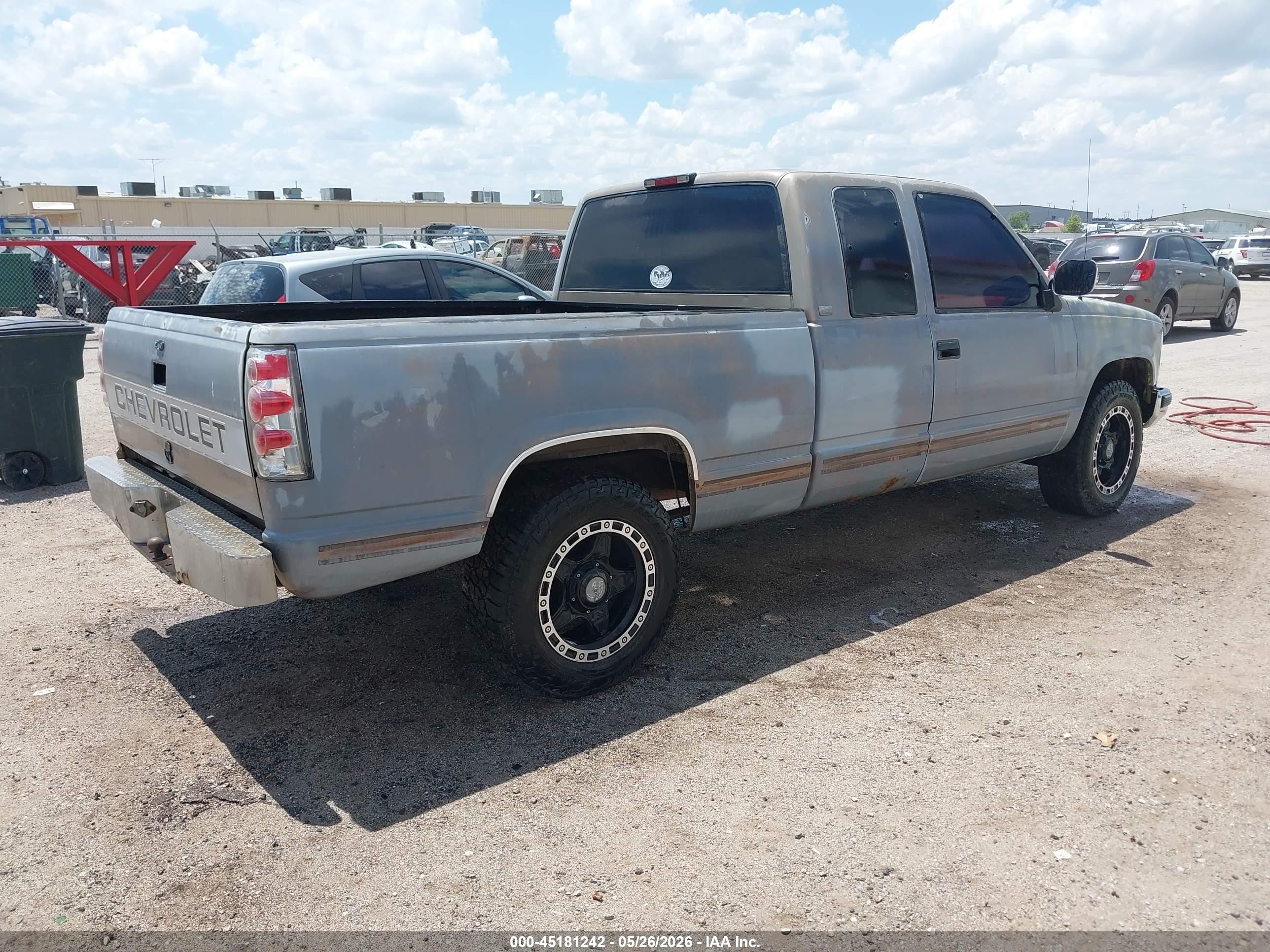 1994 Chevrolet Gmt-400 C1500 Gray vin: 2GCEC19K6R1289653