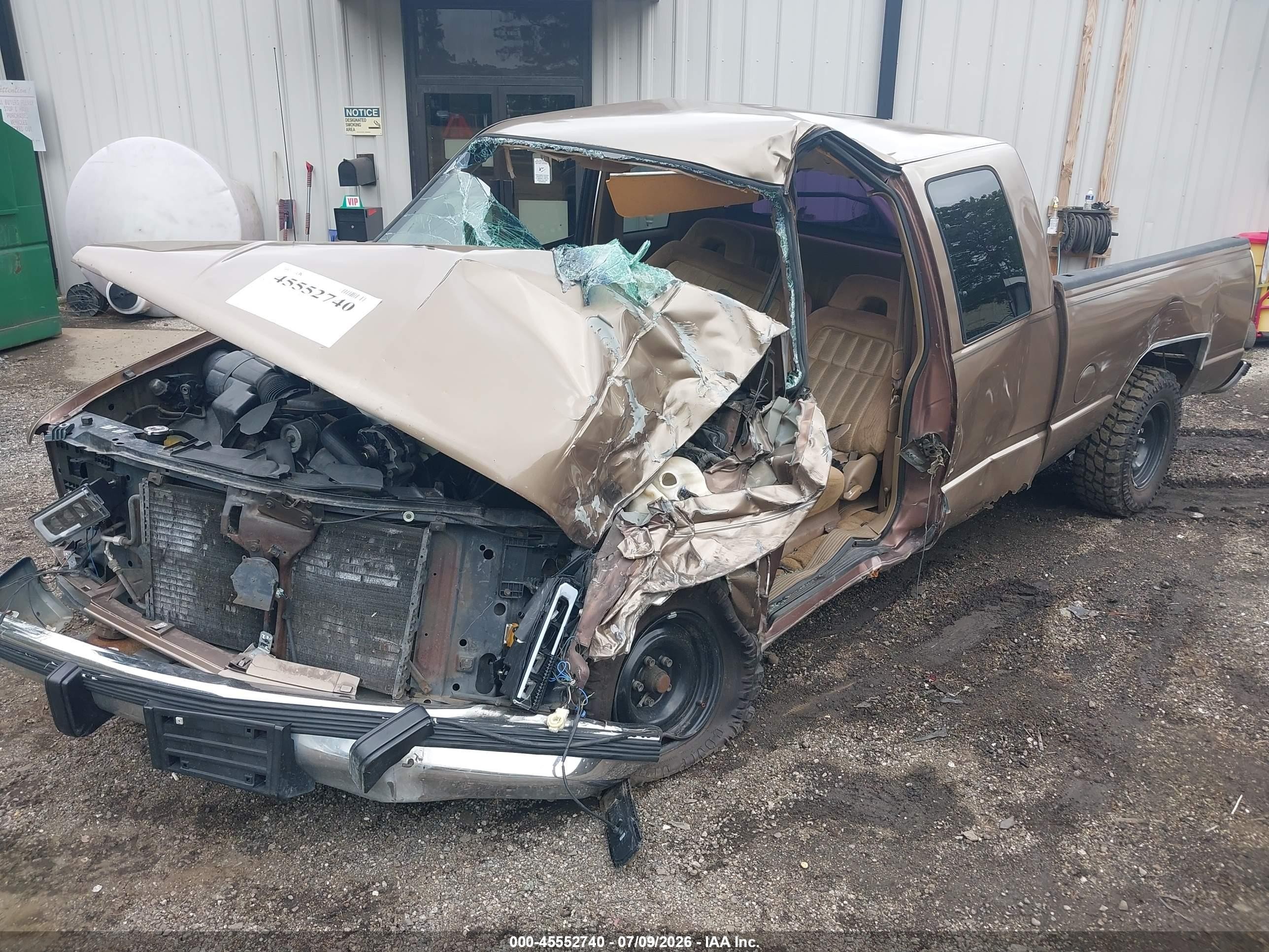 1994 Chevrolet Gmt-400 C1500 Beige vin: 2GCEC19K7R1154262