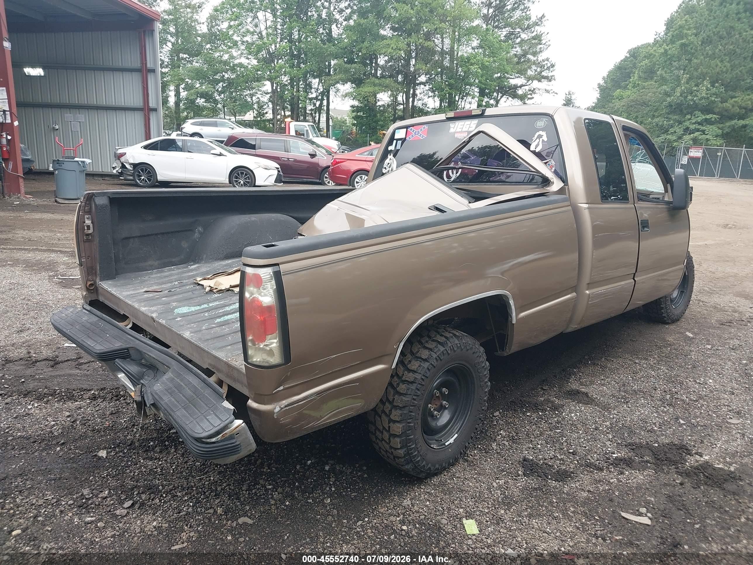 1994 Chevrolet Gmt-400 C1500 Beige vin: 2GCEC19K7R1154262