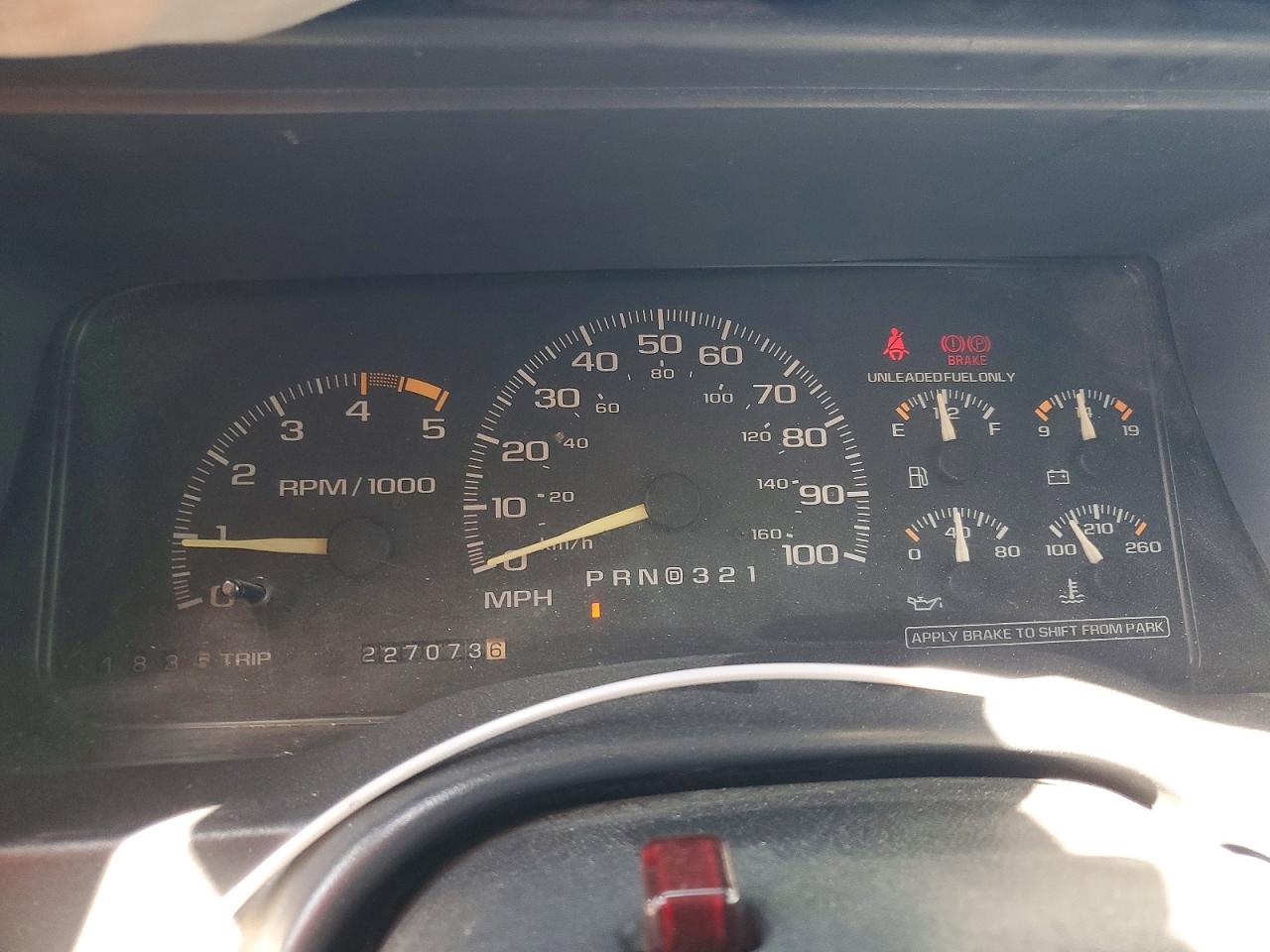 1995 Chevrolet Gmt-400 C1500 Black vin: 2GCEC19K7S1118769