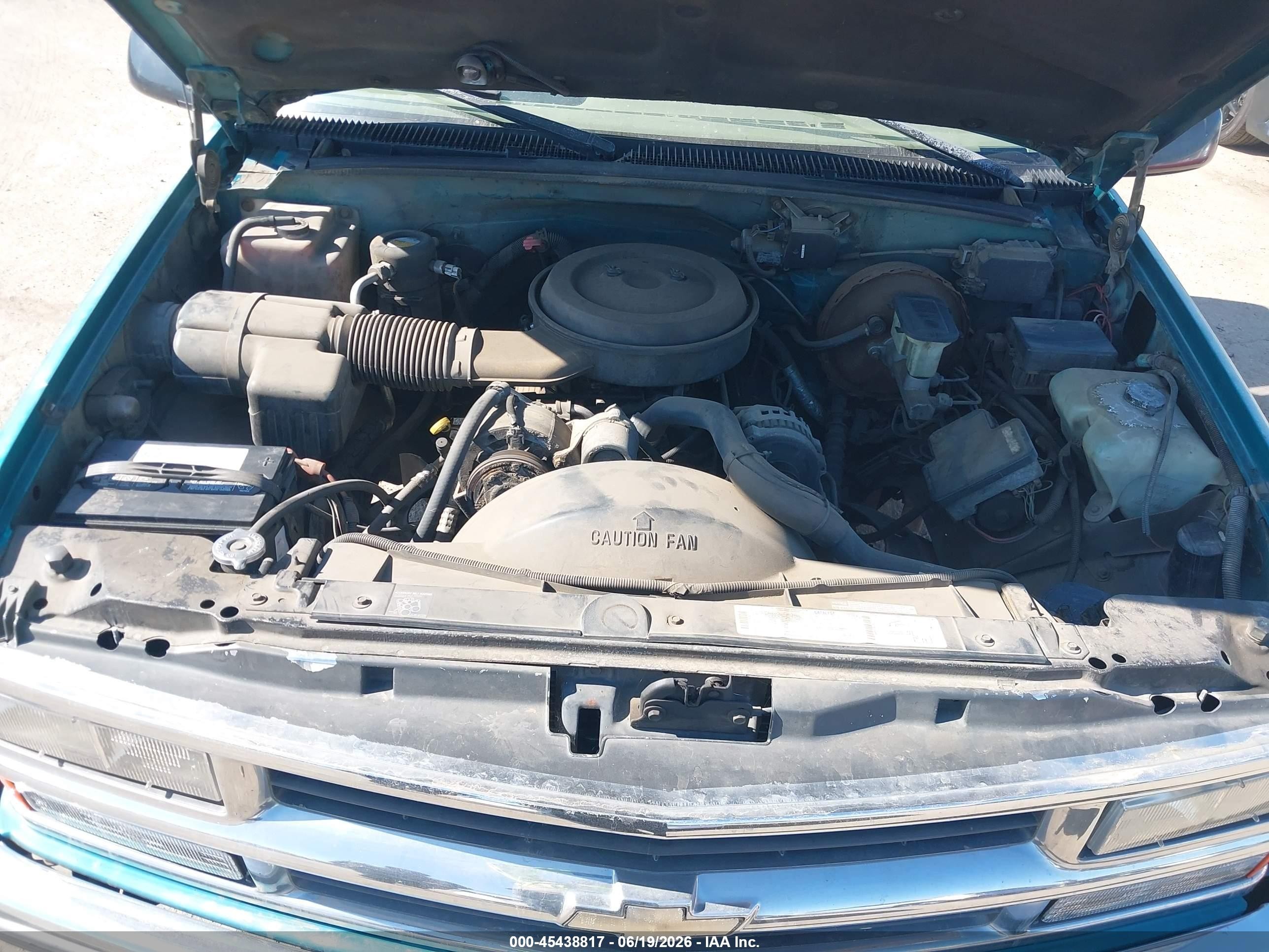 1995 Chevrolet Gmt-400 C1500 Green vin: 2GCEC19K7S1264041