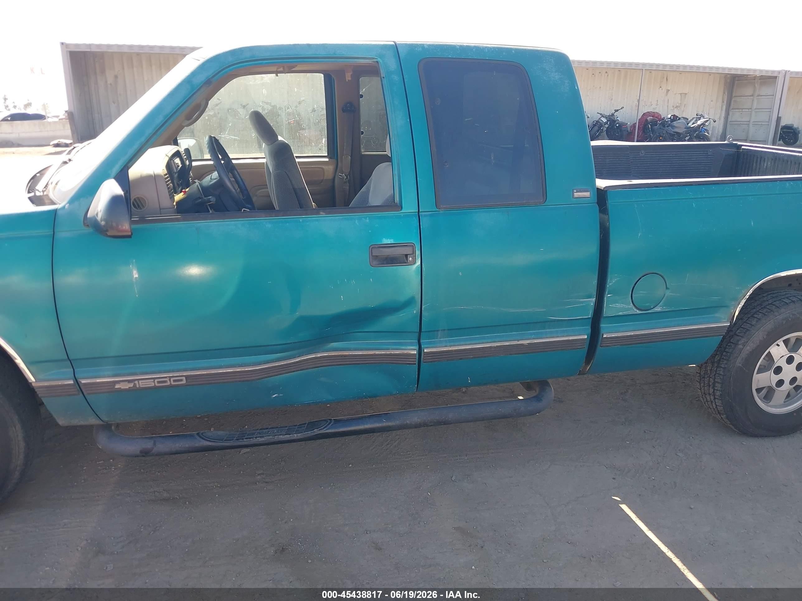 1995 Chevrolet Gmt-400 C1500 Green vin: 2GCEC19K7S1264041