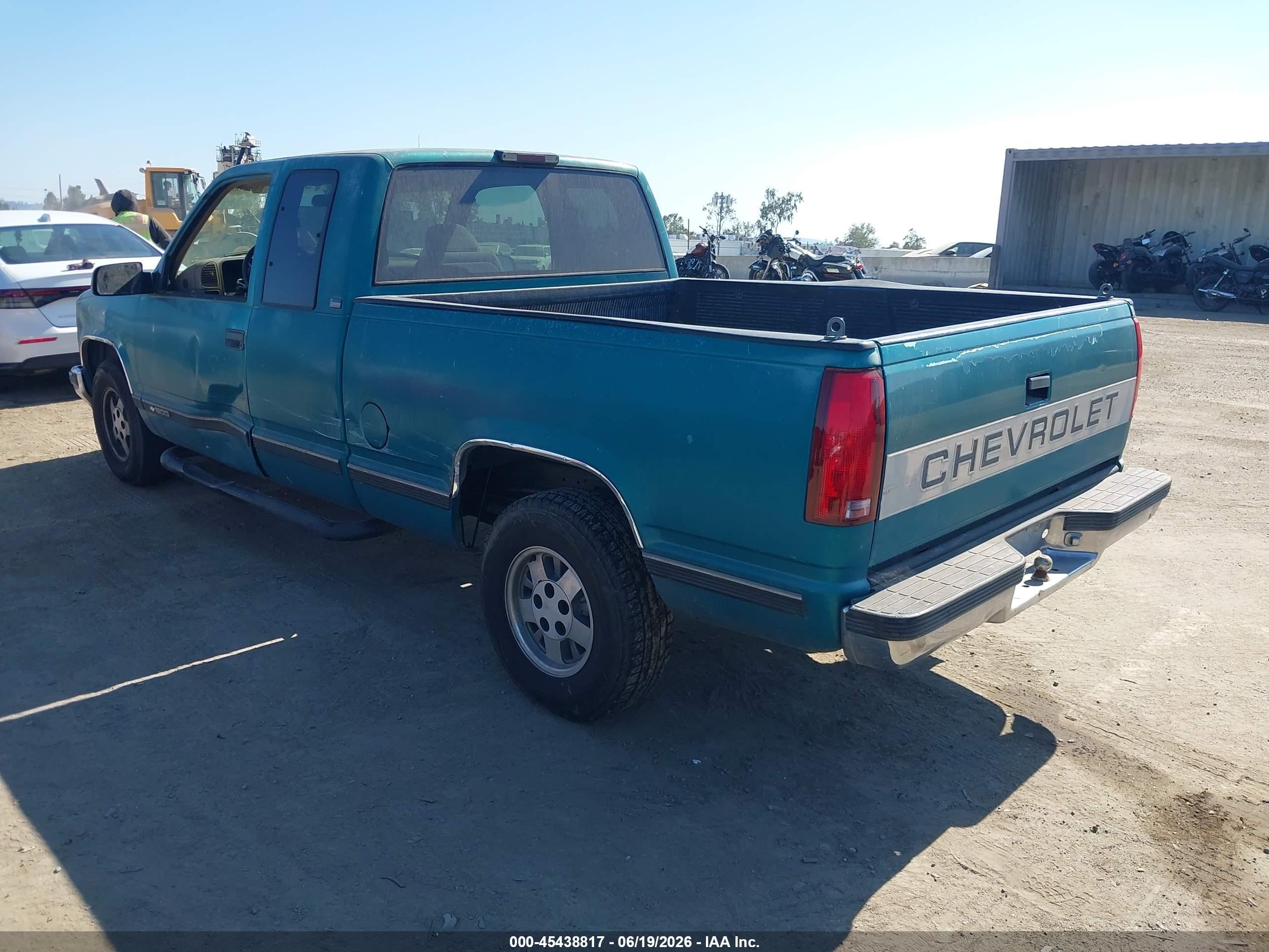 1995 Chevrolet Gmt-400 C1500 Green vin: 2GCEC19K7S1264041