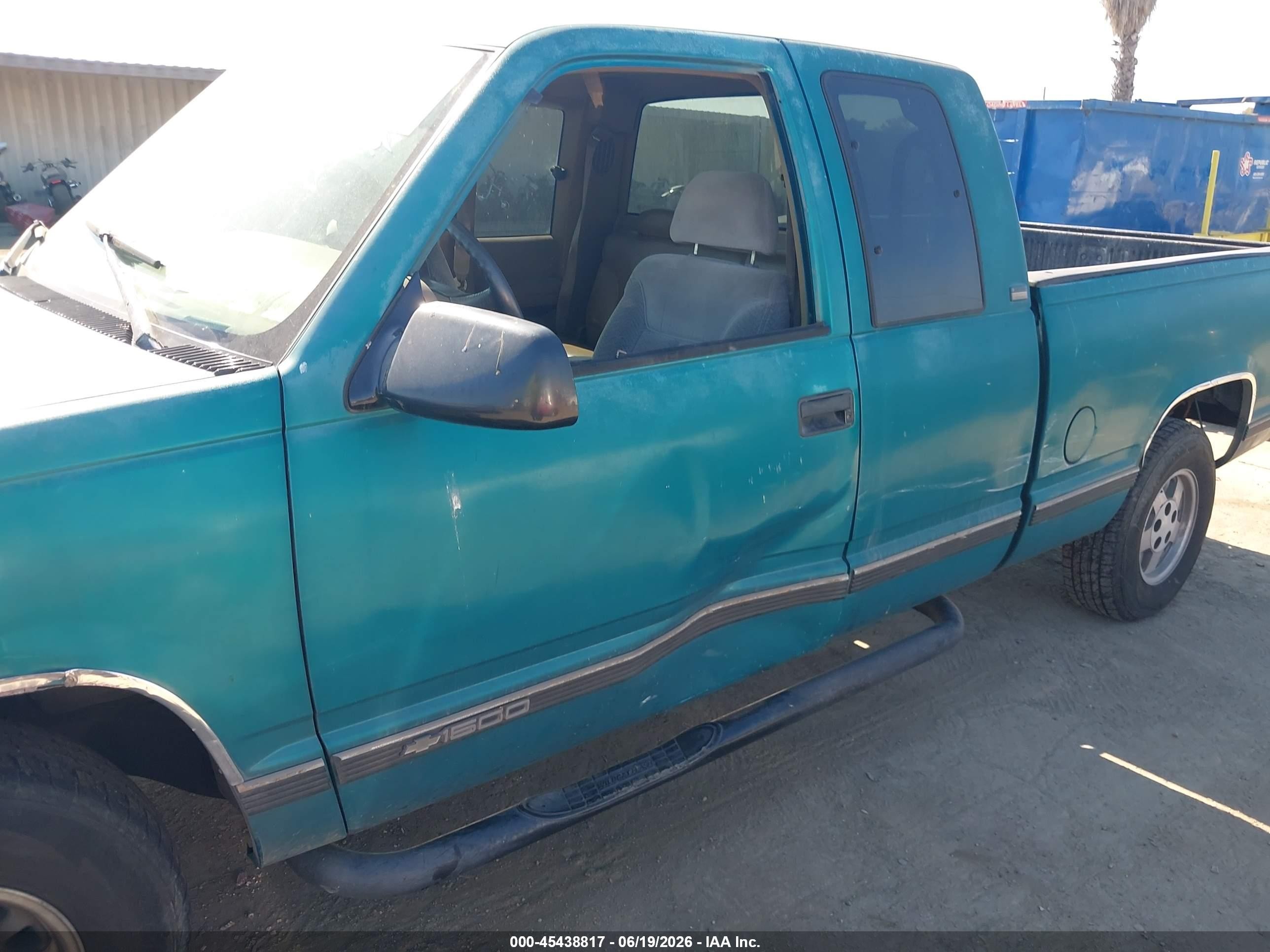 1995 Chevrolet Gmt-400 C1500 Green vin: 2GCEC19K7S1264041