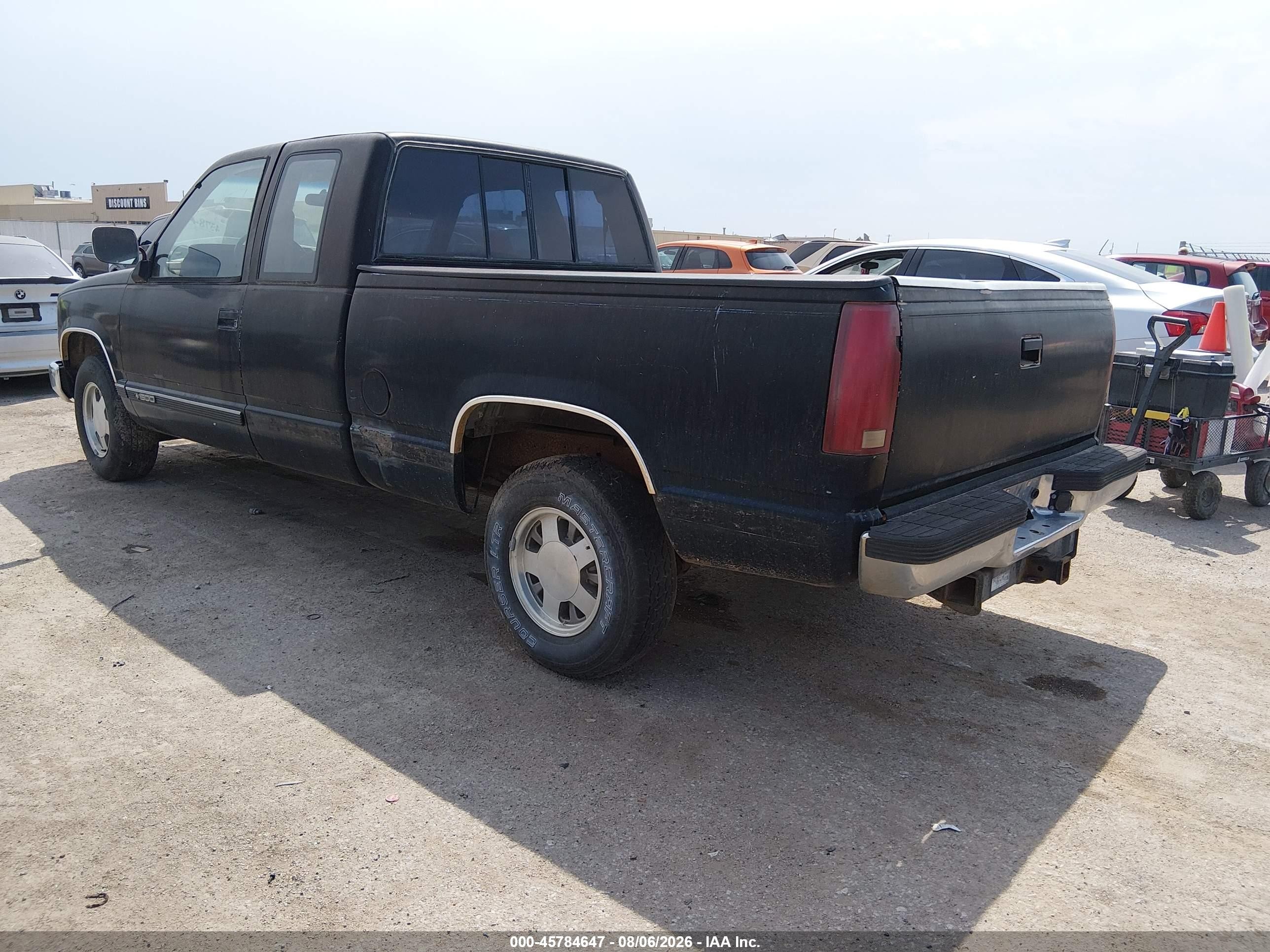 1992 Chevrolet Gmt-400 C1500 Black vin: 2GCEC19K8N1118672