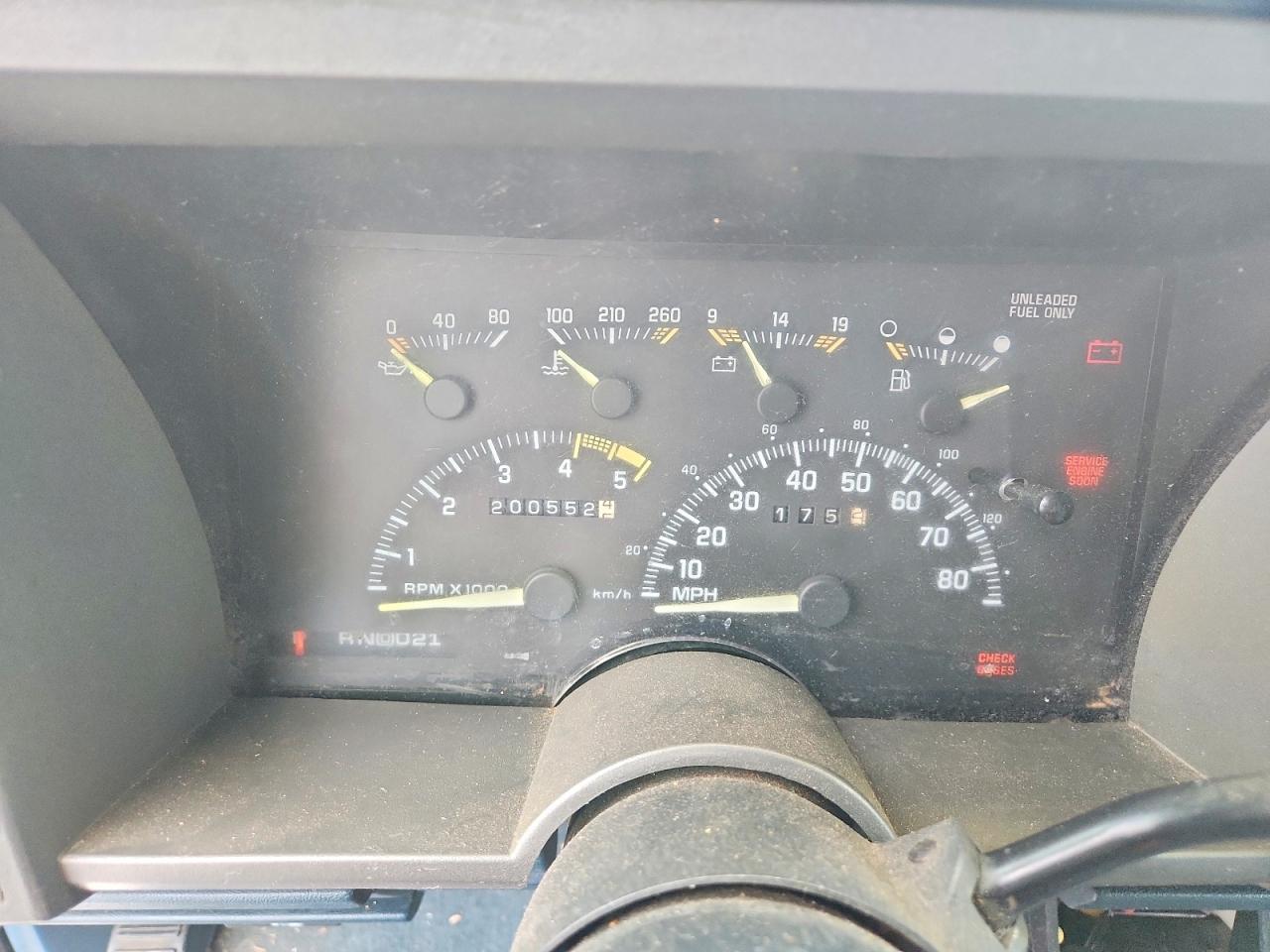 1994 Chevrolet Gmt-400 C1500 Blue vin: 2GCEC19K9R1256985