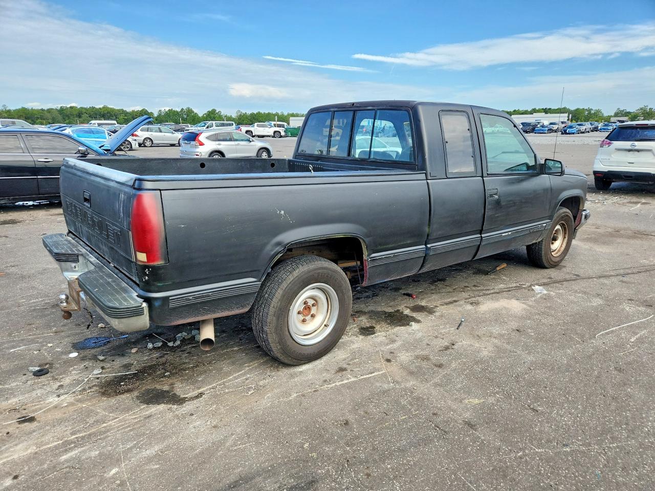 1989 Chevrolet Gmt-400 C1500 Black vin: 2GCEC19KXK1207445
