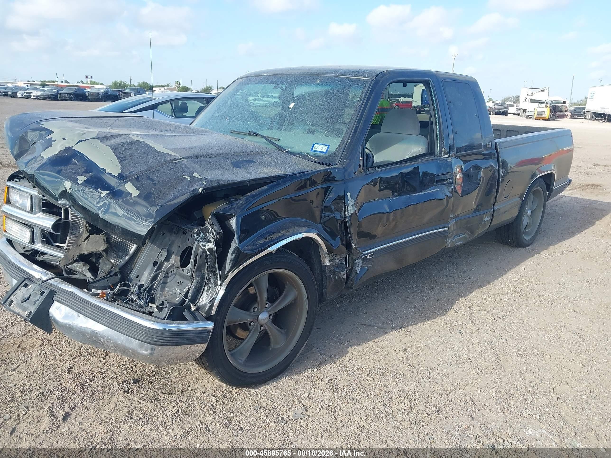 1995 Chevrolet Gmt-400 C1500 Black vin: 2GCEC19KXS1246164