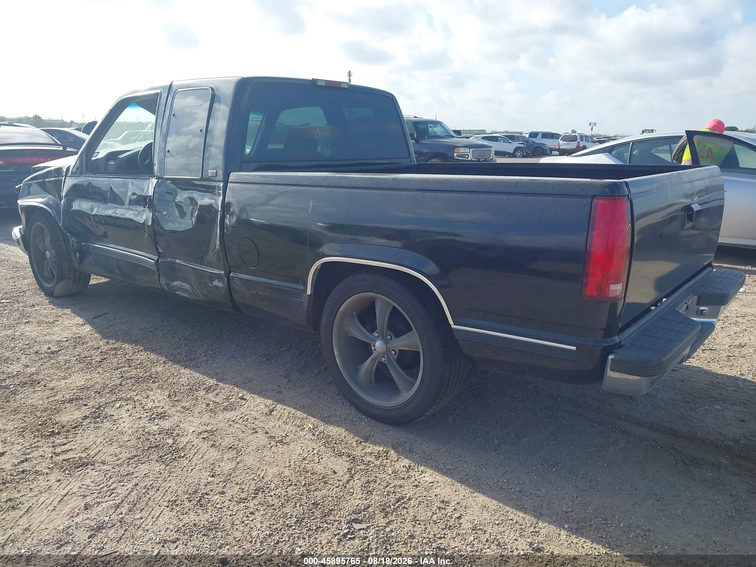 1995 Chevrolet Gmt-400 C1500 Black vin: 2GCEC19KXS1246164