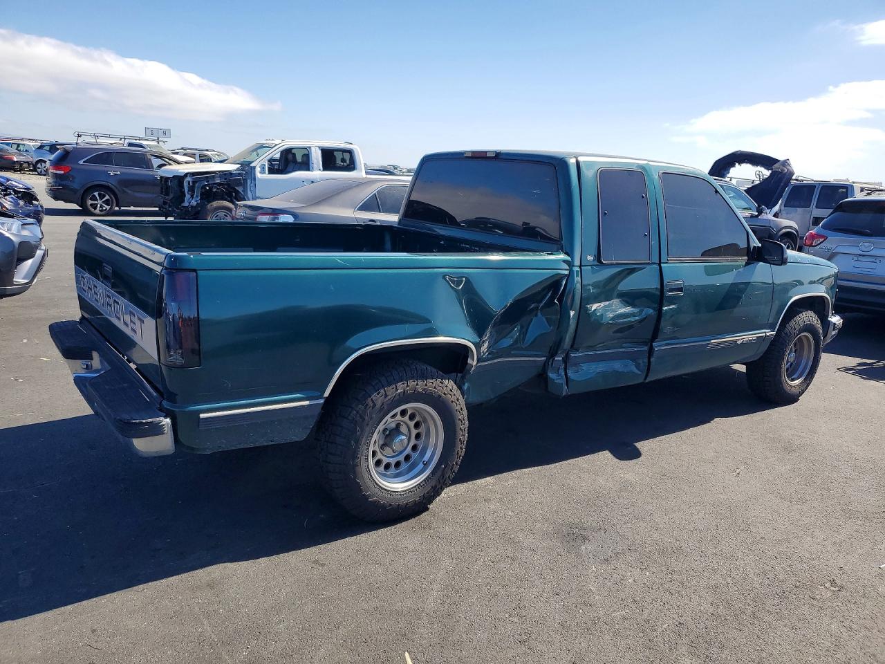 1996 Chevrolet Gmt-400 C1500 Green vin: 2GCEC19M0T1202306