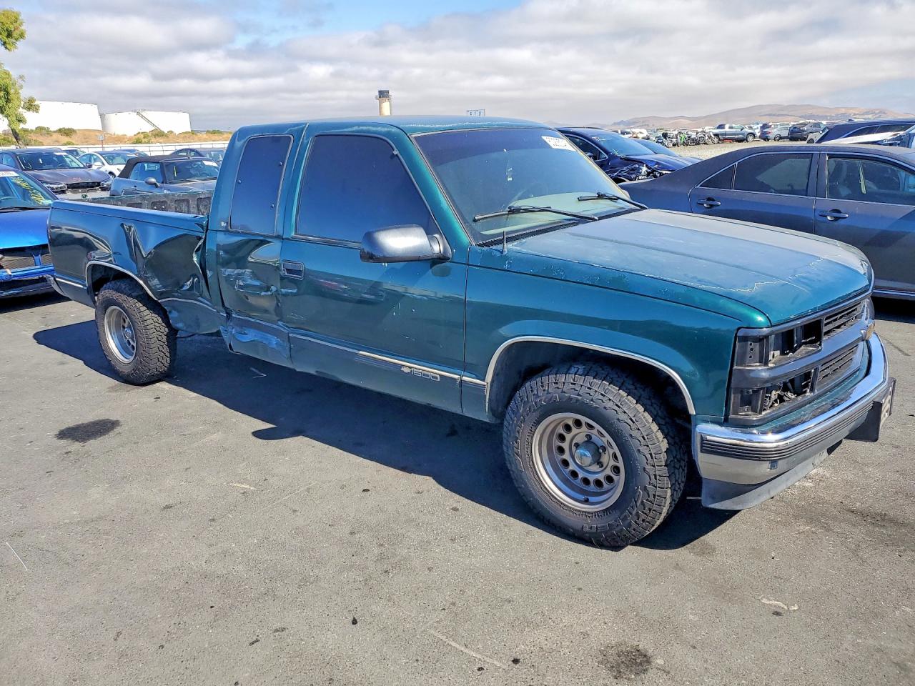 1996 Chevrolet Gmt-400 C1500 Green vin: 2GCEC19M0T1202306