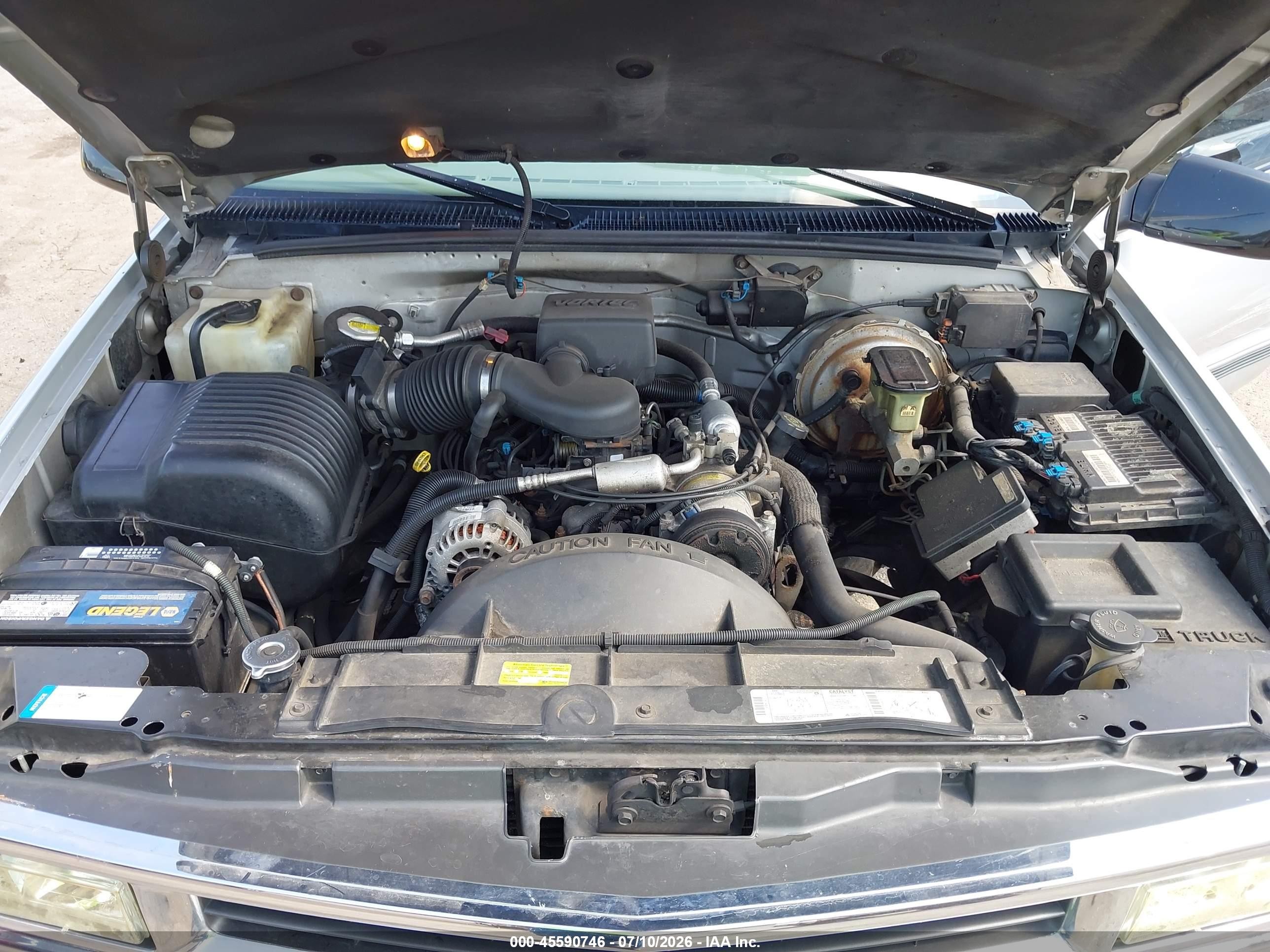 1997 Chevrolet C1500 Fleetside Gray vin: 2GCEC19M2V1179887