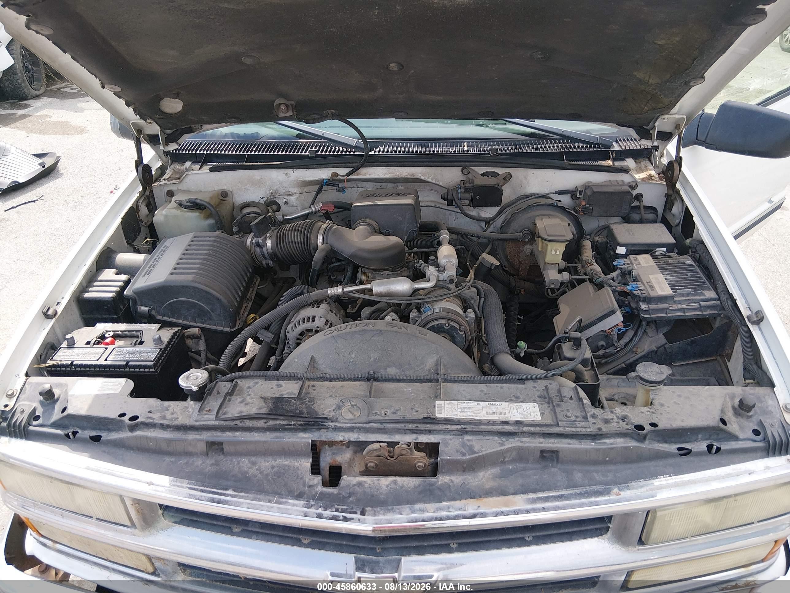 1998 Chevrolet C/k 1500 Fleetside White vin: 2GCEC19M4W1119000