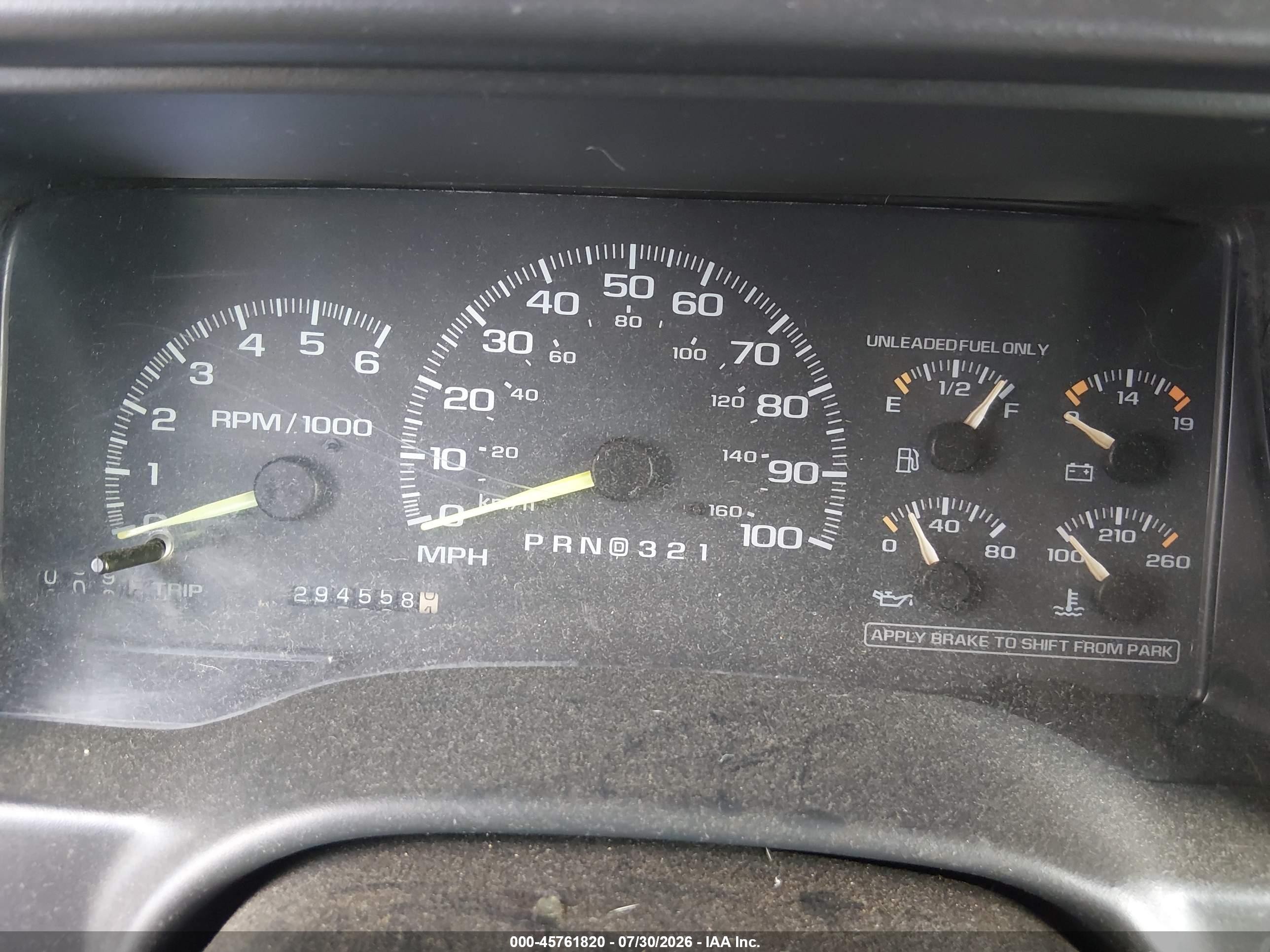 1998 Chevrolet C/k 1500 Fleetside Black vin: 2GCEC19M4W1149162