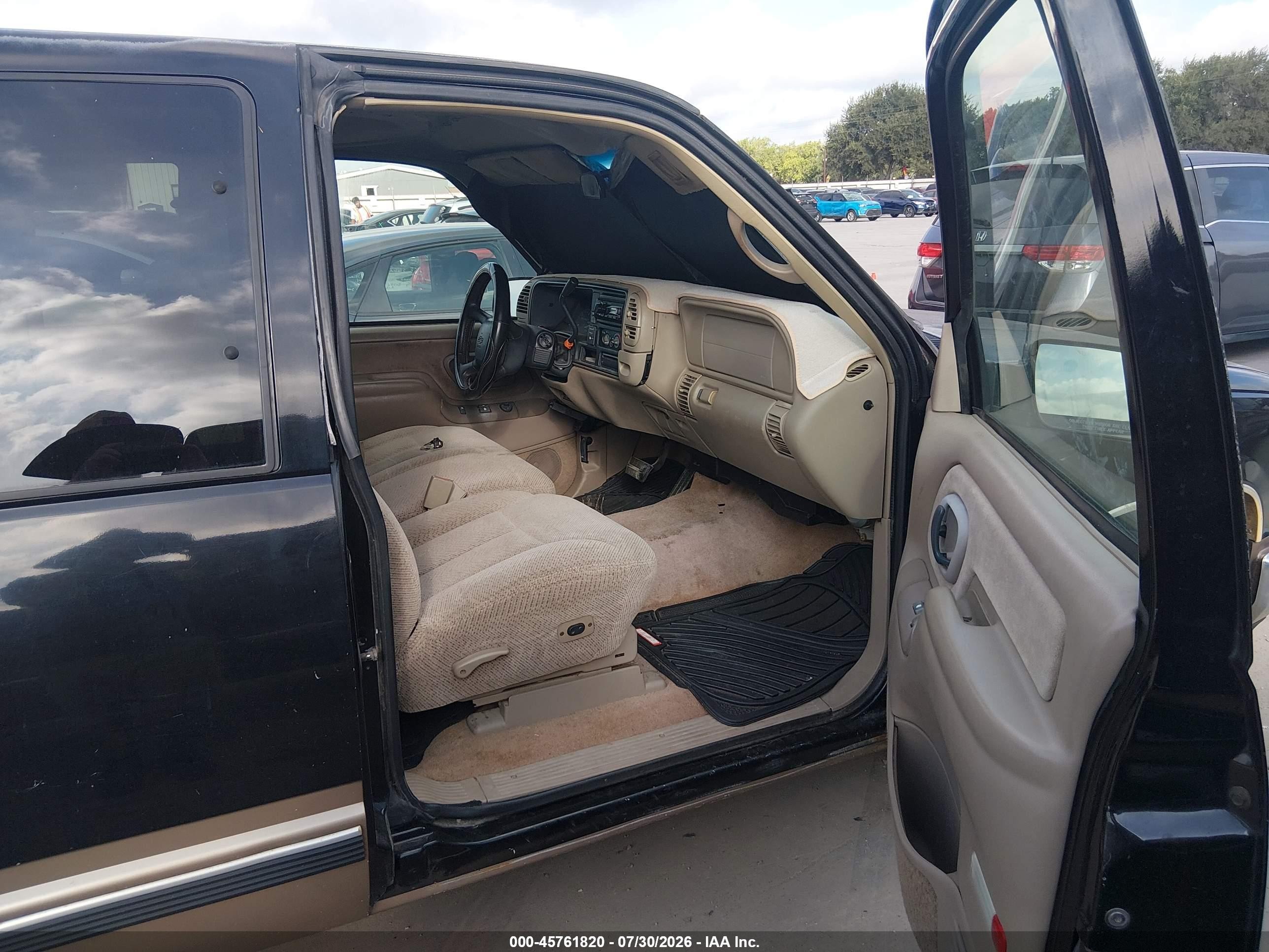 1998 Chevrolet C/k 1500 Fleetside Black vin: 2GCEC19M4W1149162