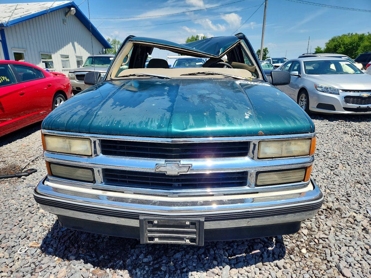 1997 Chevrolet Gmt-400 C1500 Green vin: 2GCEC19M8V1253314