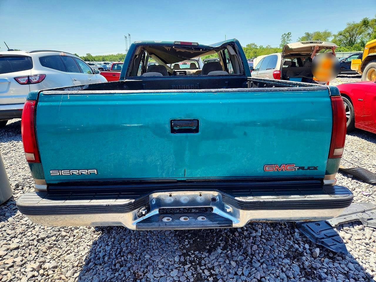 1997 Chevrolet Gmt-400 C1500 Green vin: 2GCEC19M8V1253314