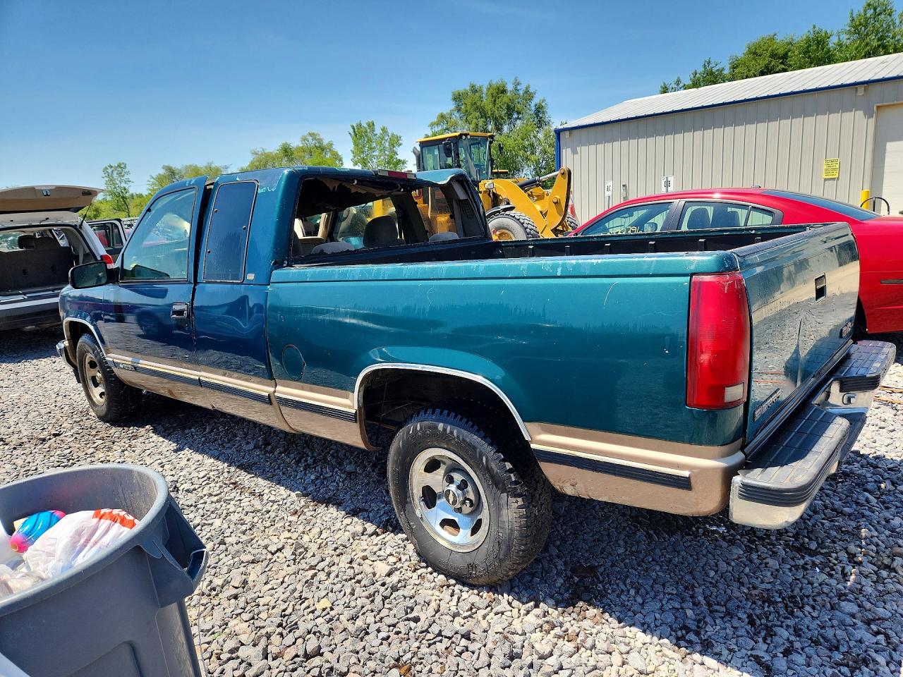 1997 Chevrolet Gmt-400 C1500 Green vin: 2GCEC19M8V1253314