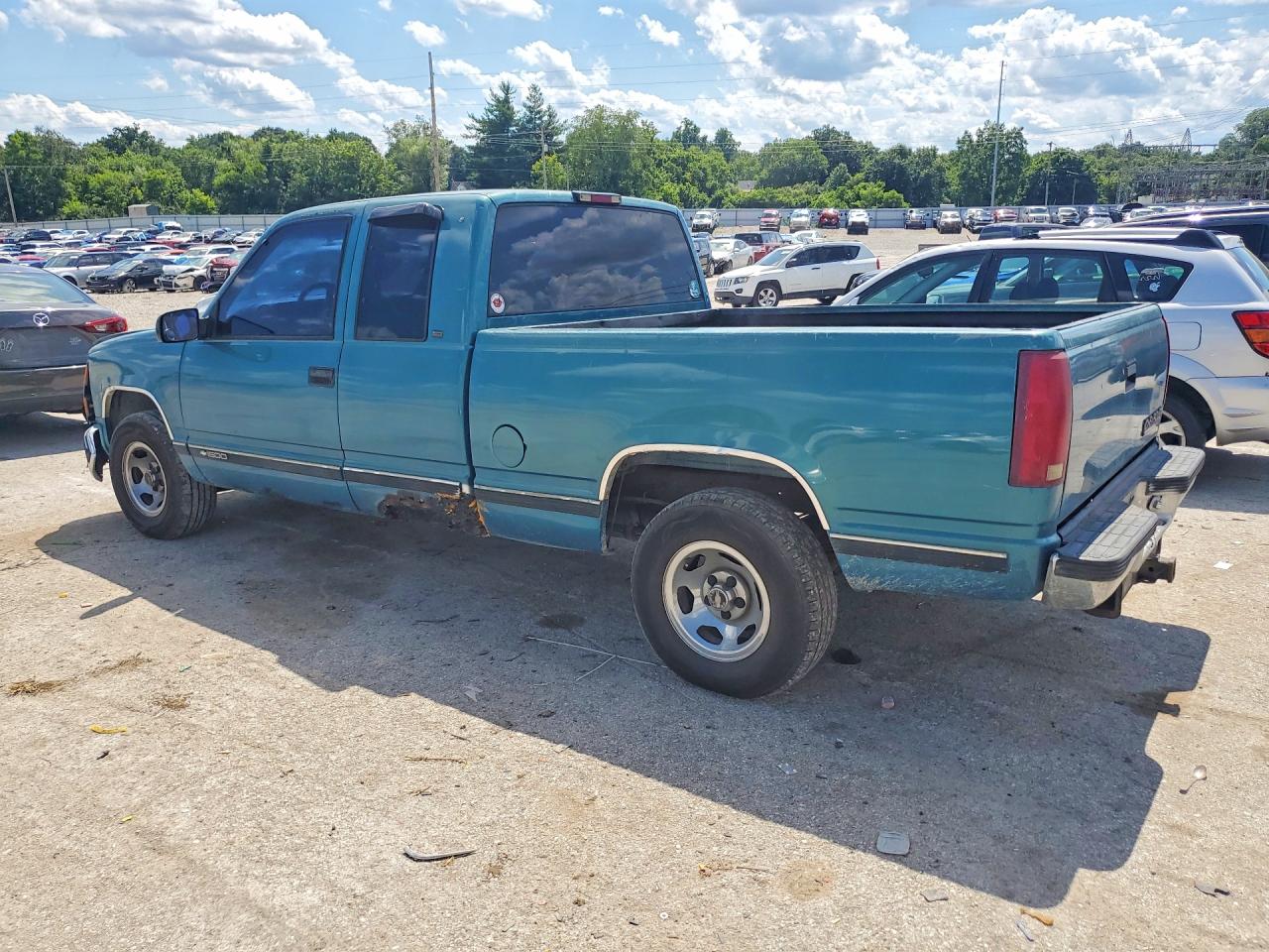 1998 Chevrolet Gmt-400 C1500 Green vin: 2GCEC19M8W1197571