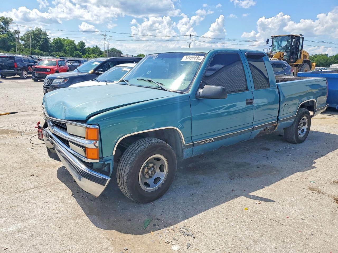 1998 Chevrolet Gmt-400 C1500 Green vin: 2GCEC19M8W1197571